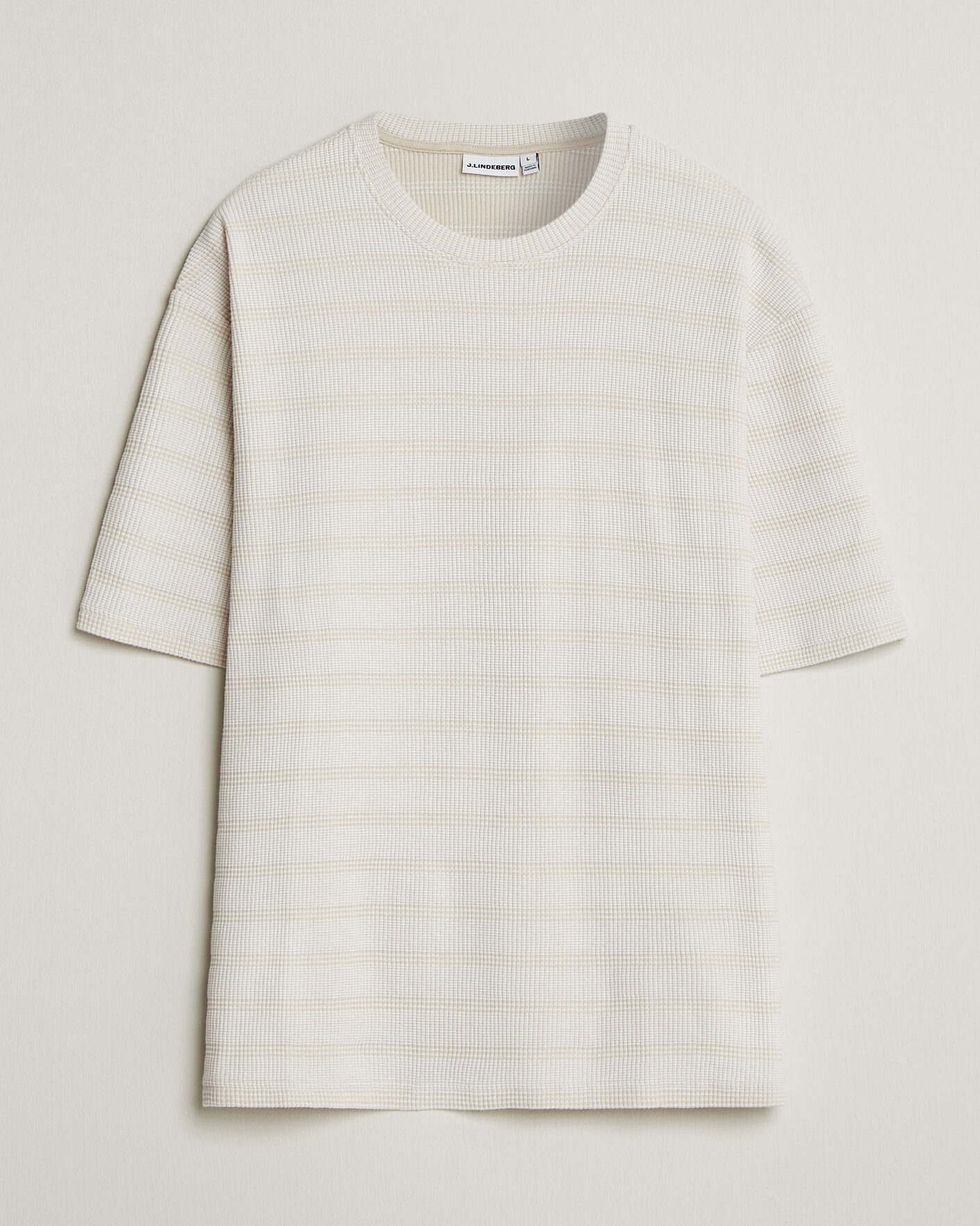 Homme | T-shirts | J.Lindeberg | Jose Jacquard T-Shirt Moonbeam