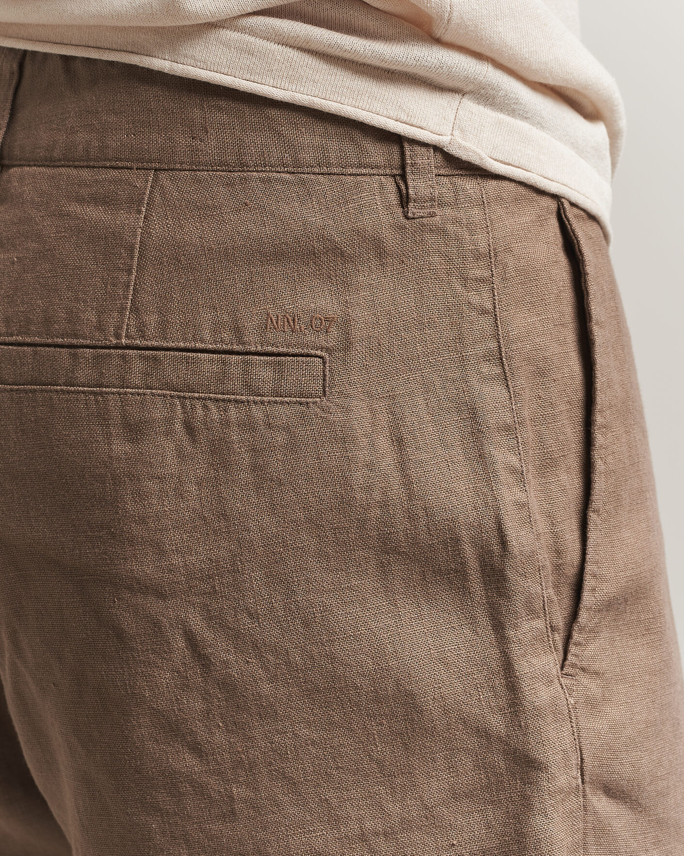 Homme | Shorts | NN07 | Aden Linen Shorts Clay Mirage