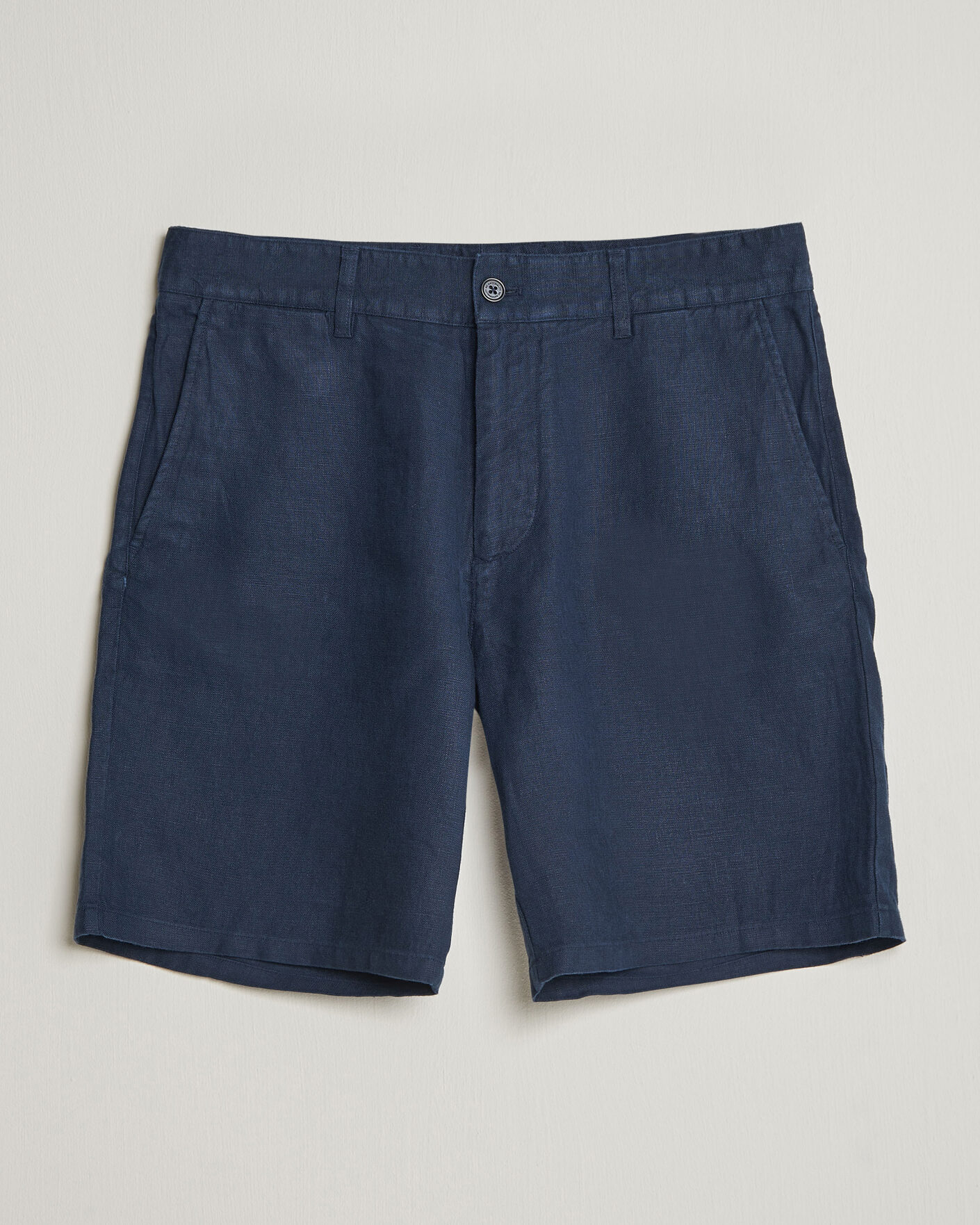 Homme | Shorts | NN07 | Aden Linen Shorts Navy Blue