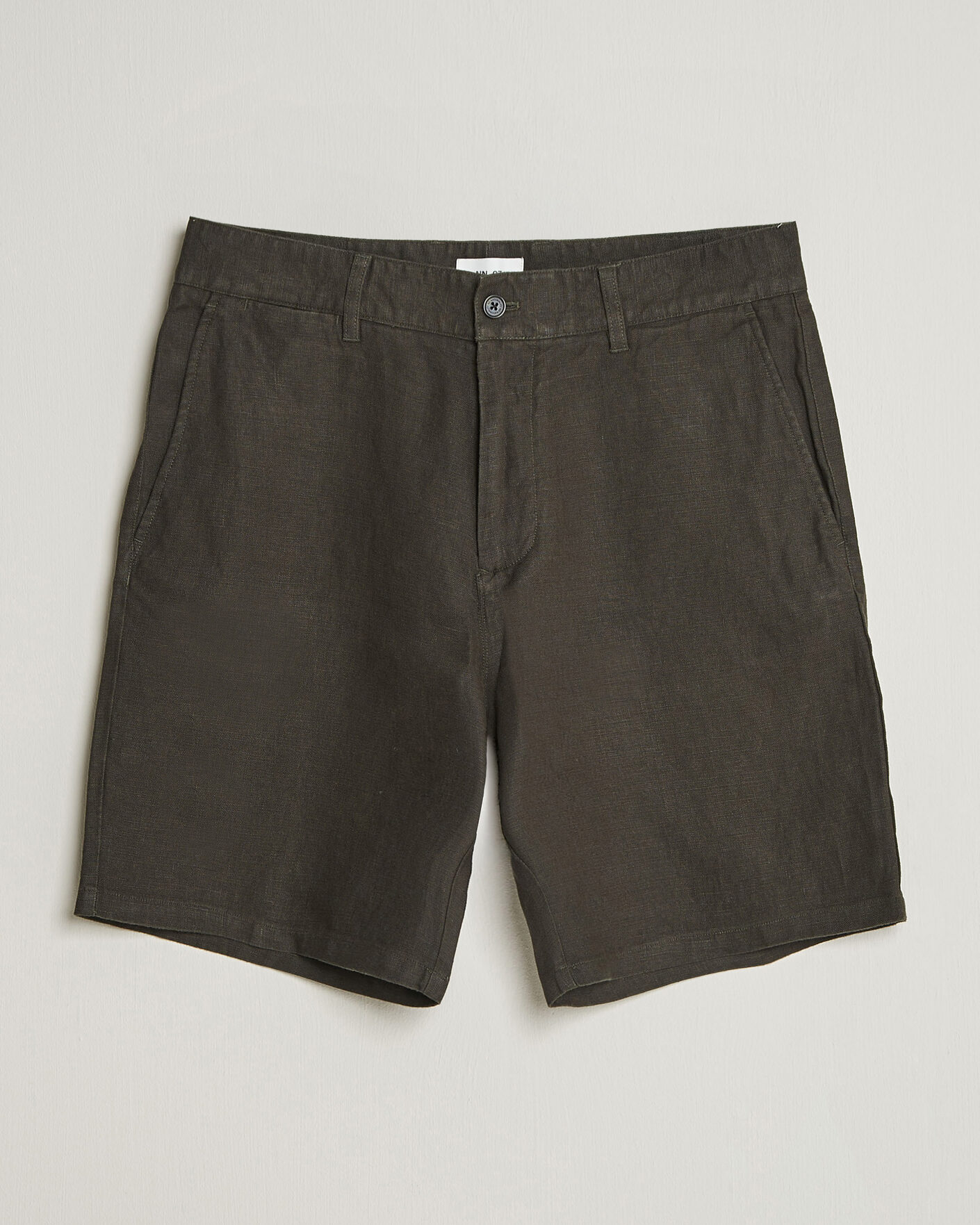 Homme | Shorts | NN07 | Aden Linen Shorts Dark Army