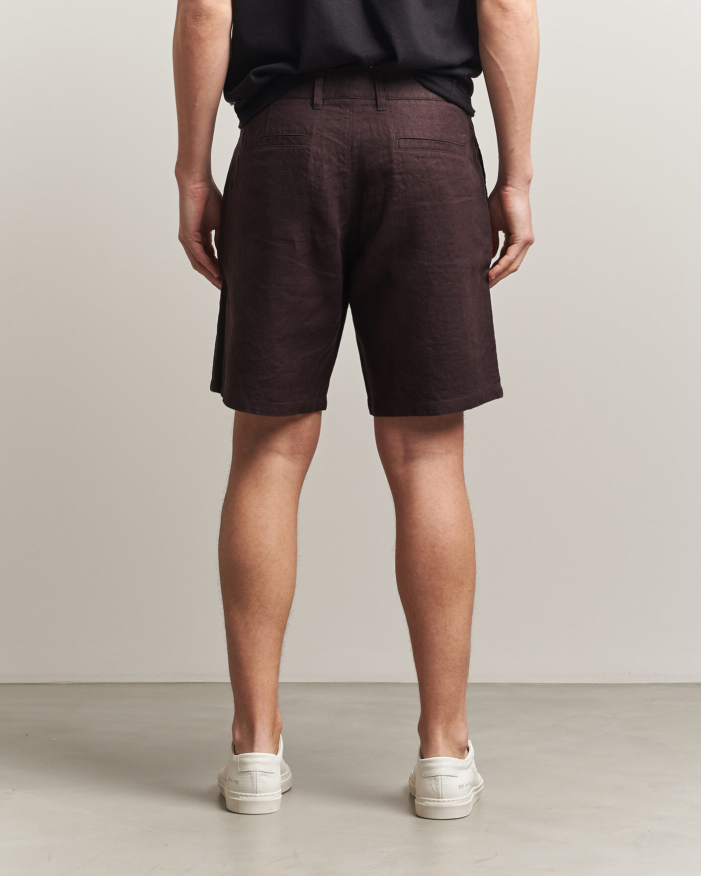 Homme | Shorts | NN07 | Aden Linen Shorts Dusky Port