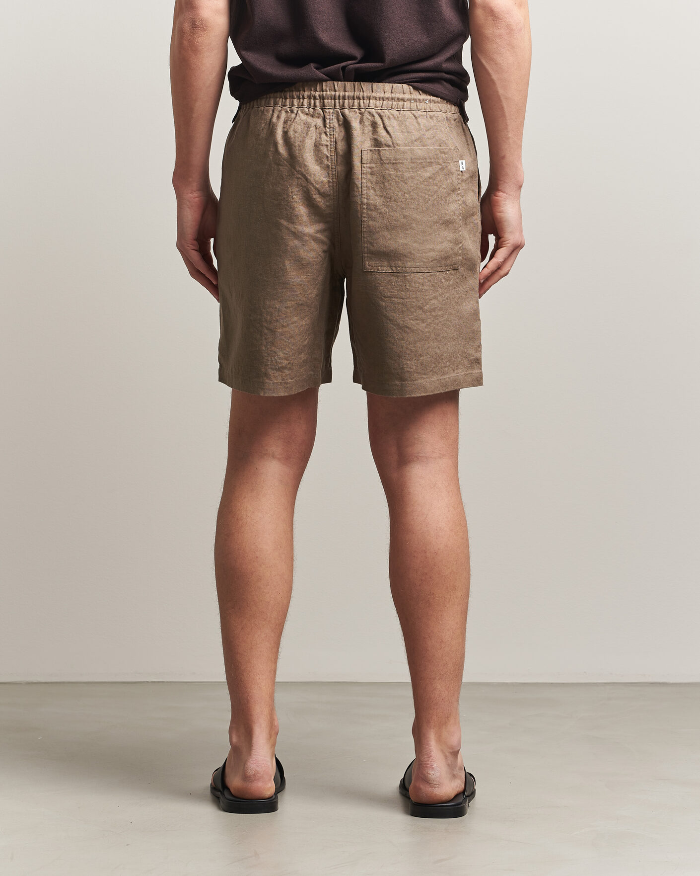Homme | Shorts | NN07 | Gregor Linen Drawstring Shorts Clay Mirage