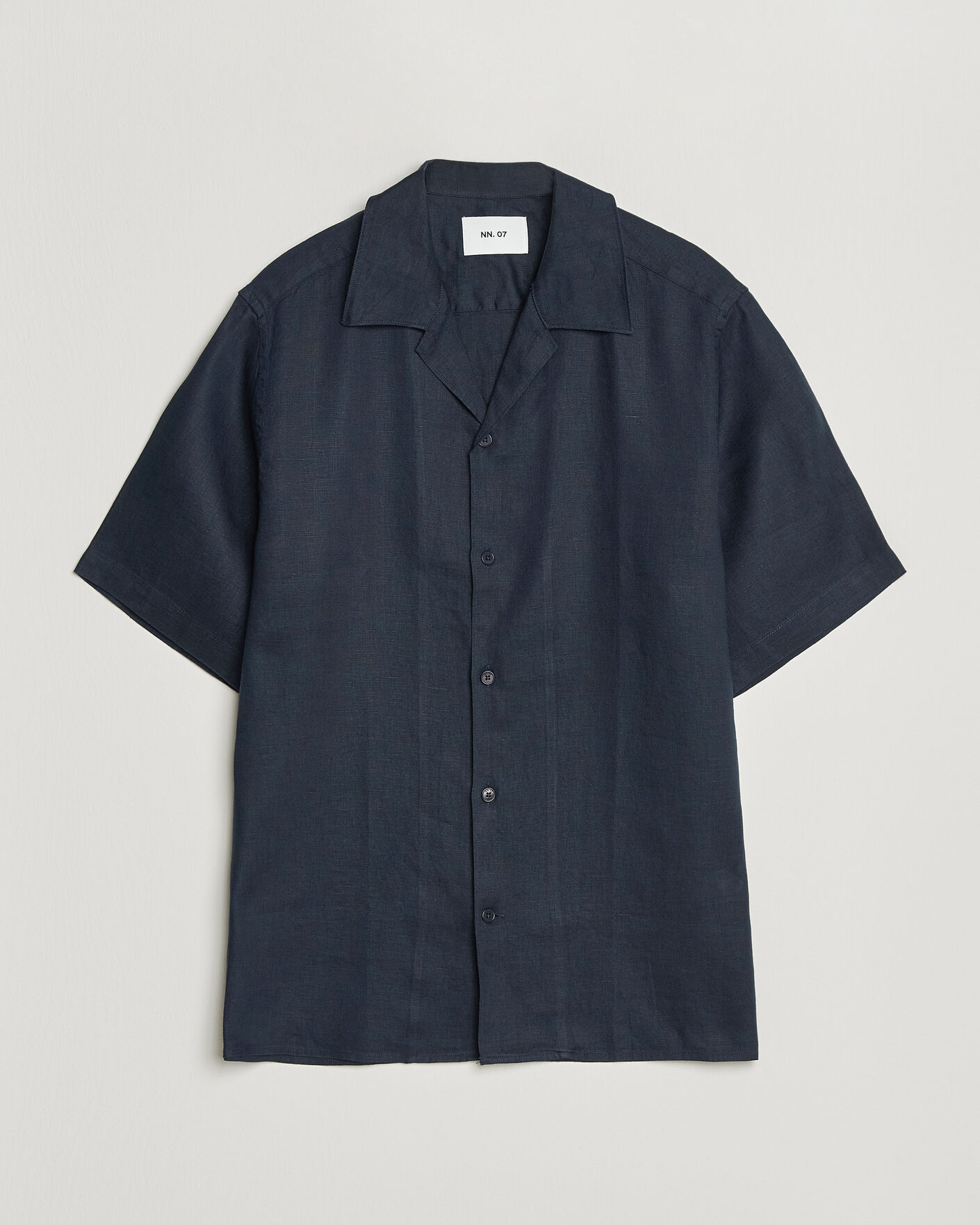 Homme | Chemises | NN07 | Julio Linen Resort Shirt Navy Blue