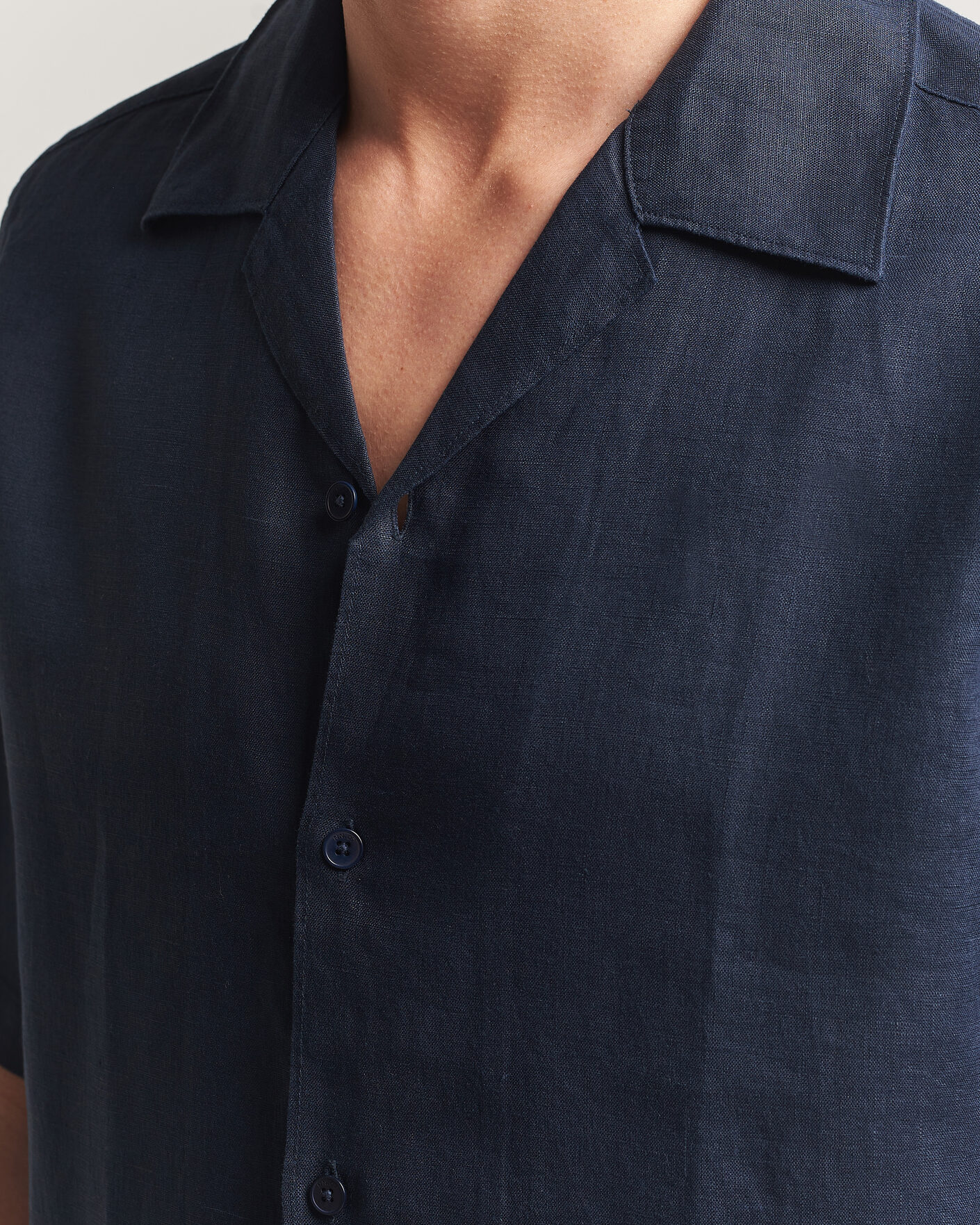 Homme | Chemises | NN07 | Julio Linen Resort Shirt Navy Blue