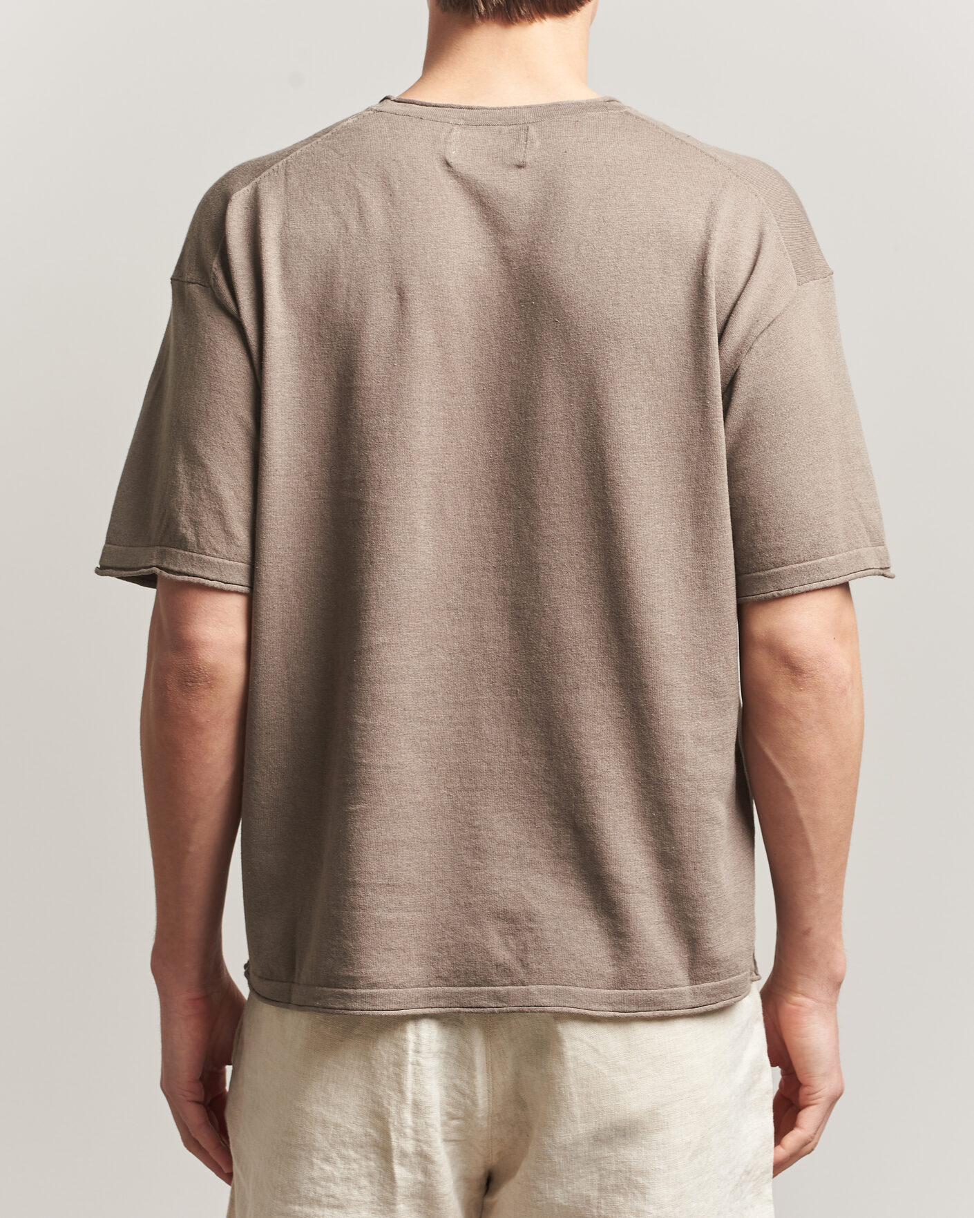 Homme | T-shirts | NN07 | Ryan Cotton/Linen T-Shirt Clay Mirage