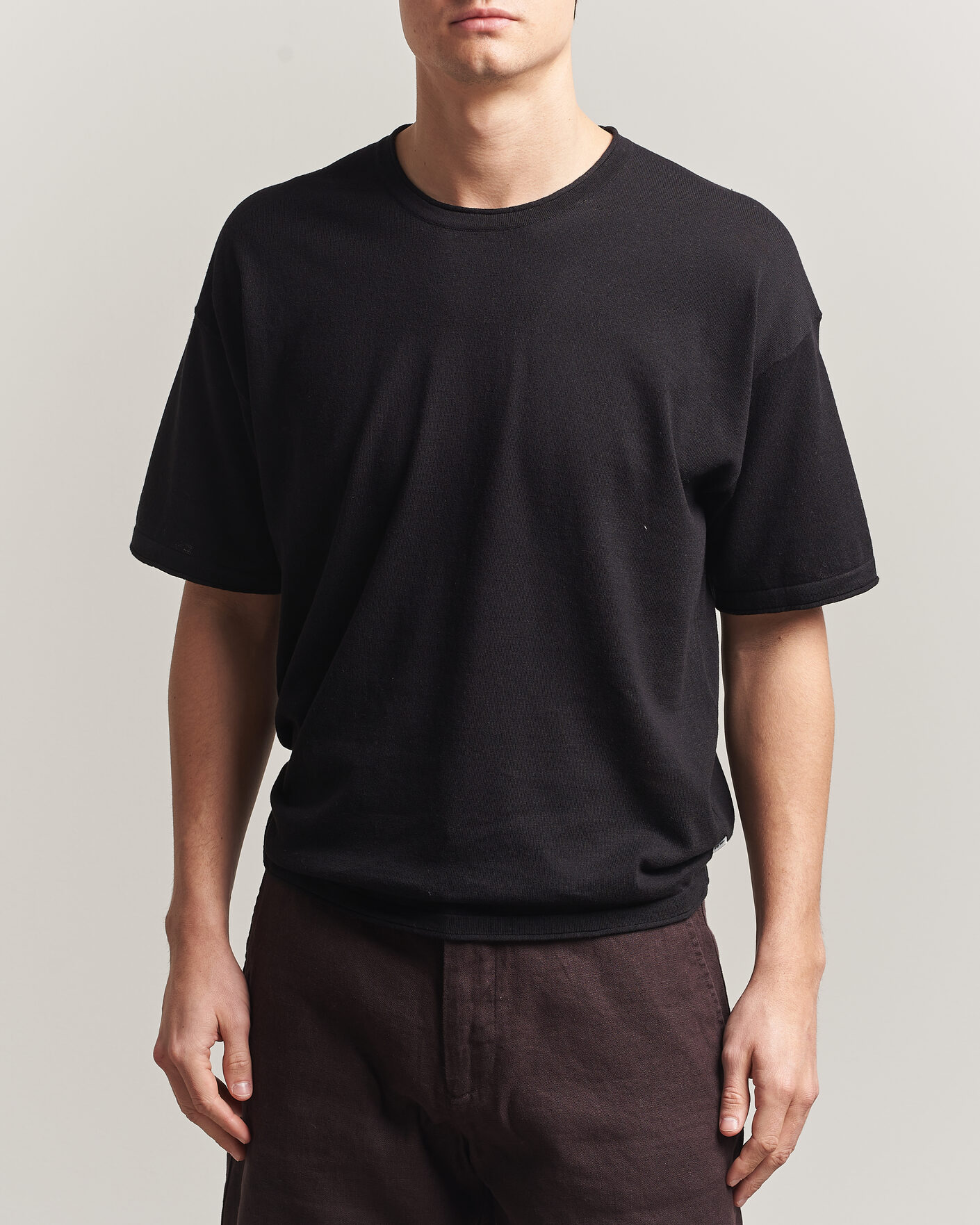 Homme | T-shirts | NN07 | Ryan Cotton/Linen T-Shirt Black