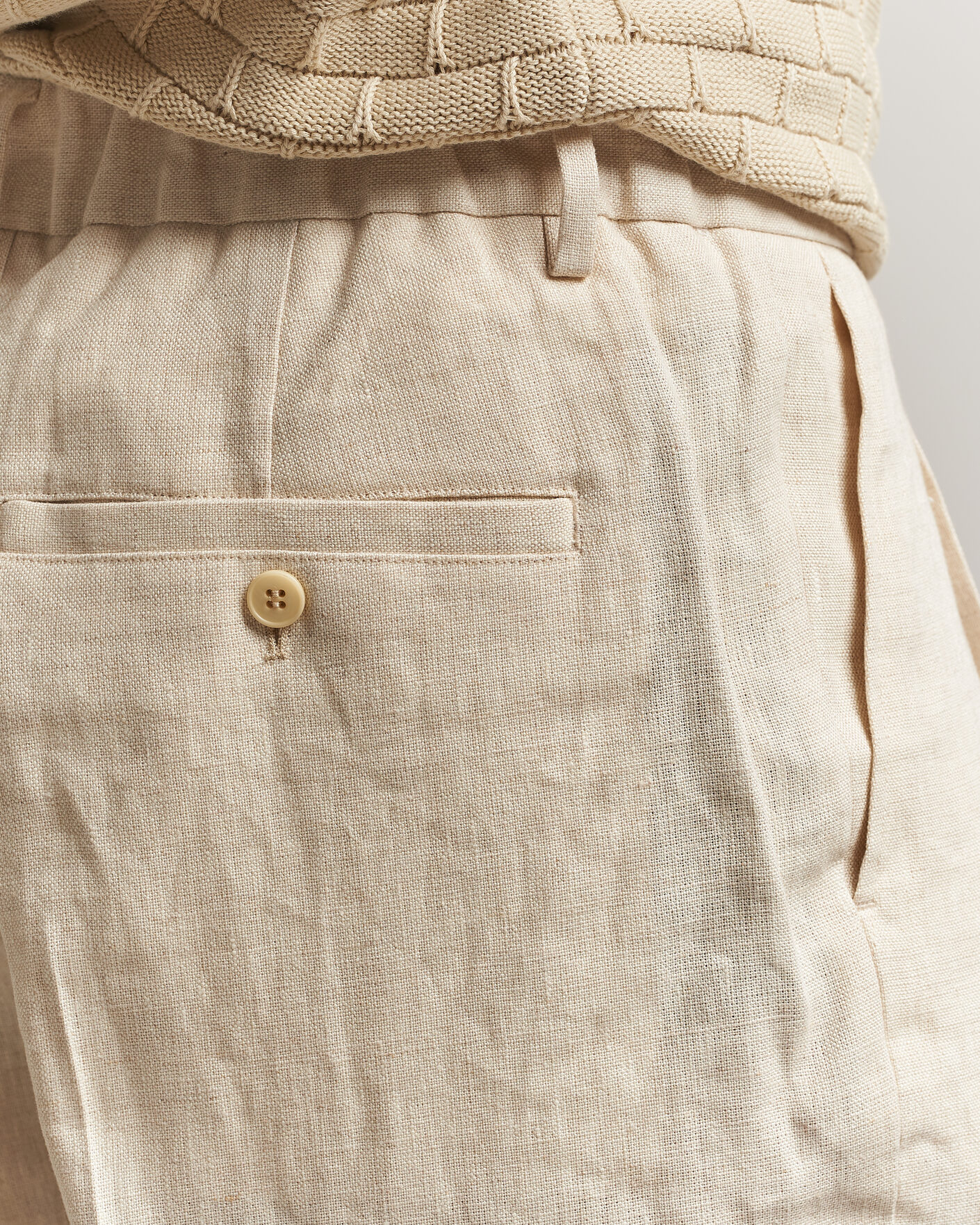Homme | Pantalons | NN07 | Kay Relaxed Fit Linen Trousers Oat
