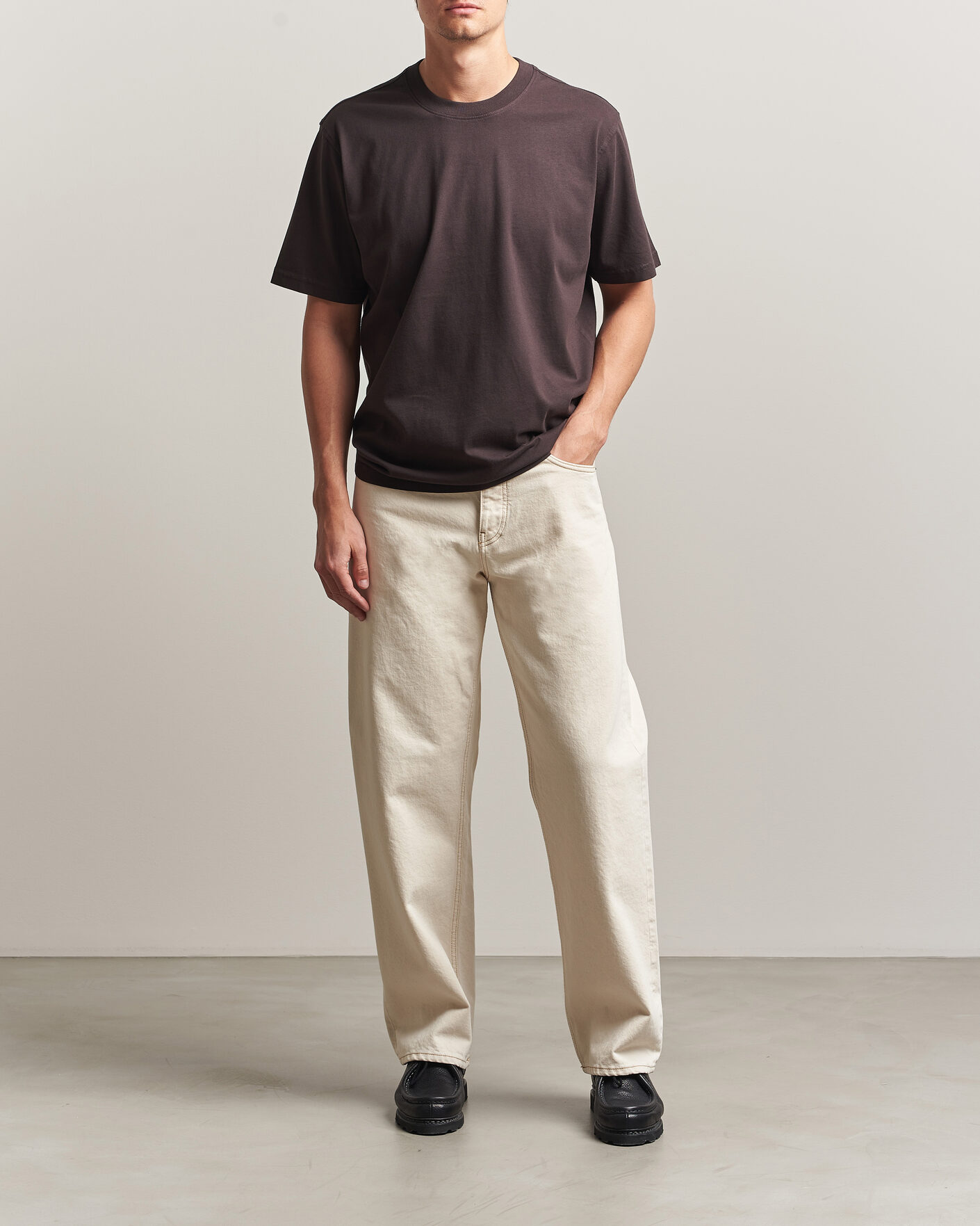 Homme | T-shirts | NN07 | Adam Crew Neck T-Shirt Dusky Port