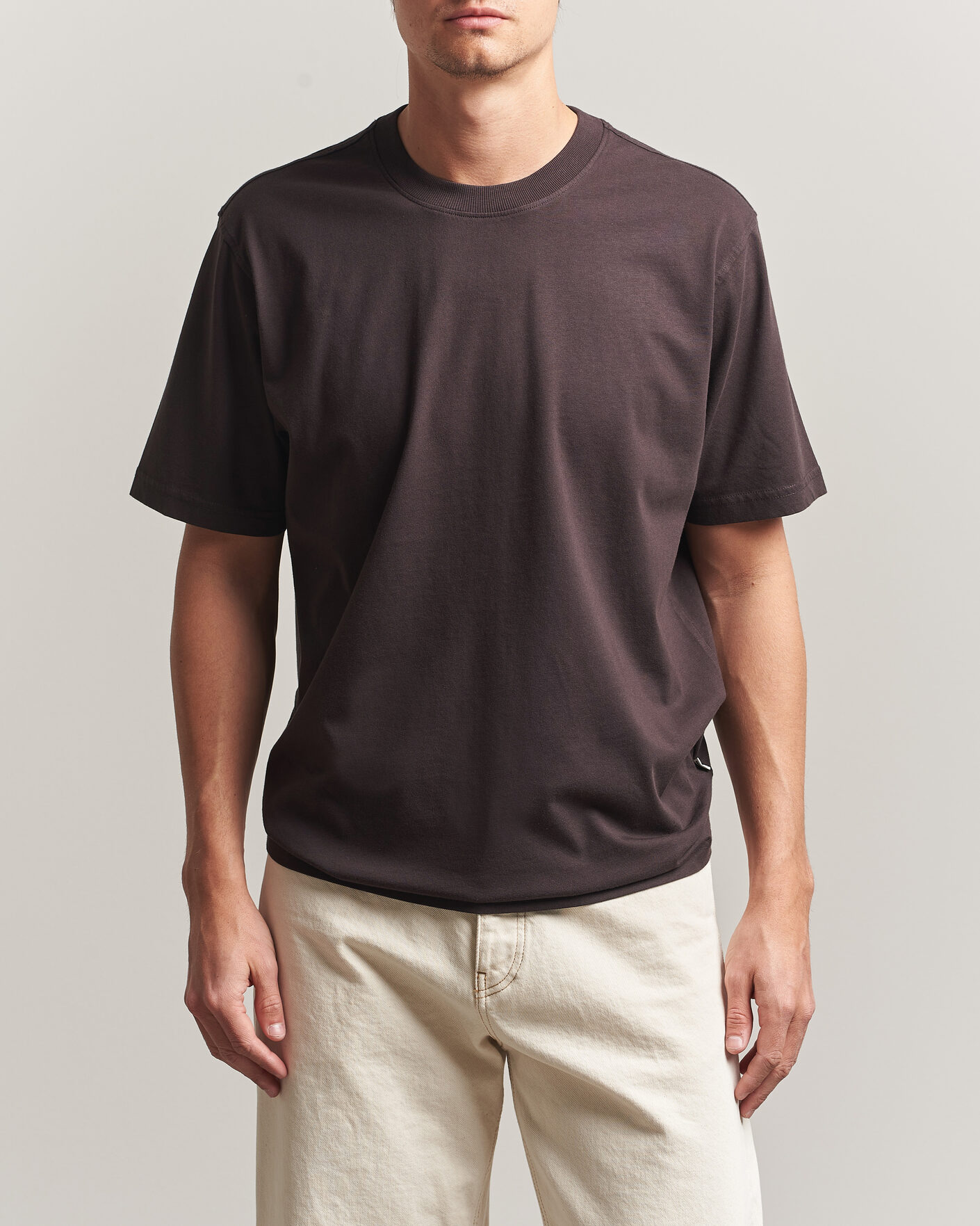 Homme | T-shirts | NN07 | Adam Crew Neck T-Shirt Dusky Port