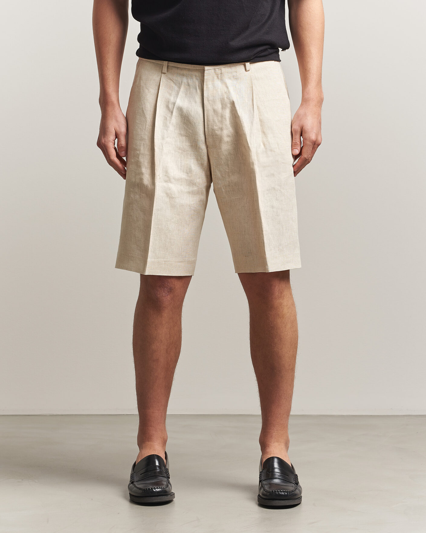Homme | Shorts | NN07 | Kay Relaxed Fit Linen Drawstring Shorts Oat