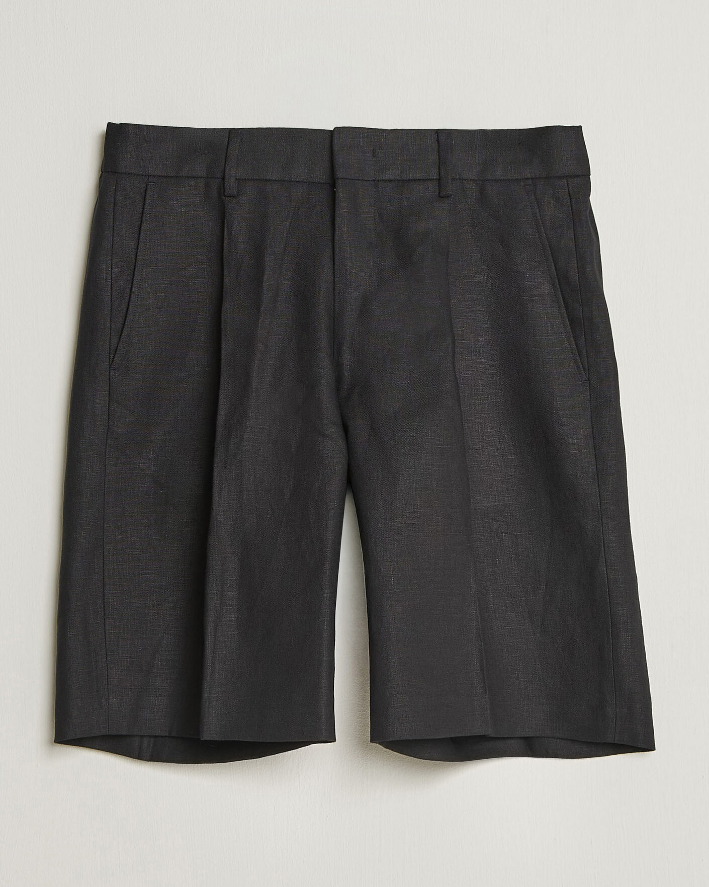 Homme | Shorts | NN07 | Kay Relaxed Fit Linen Drawstring Shorts Black