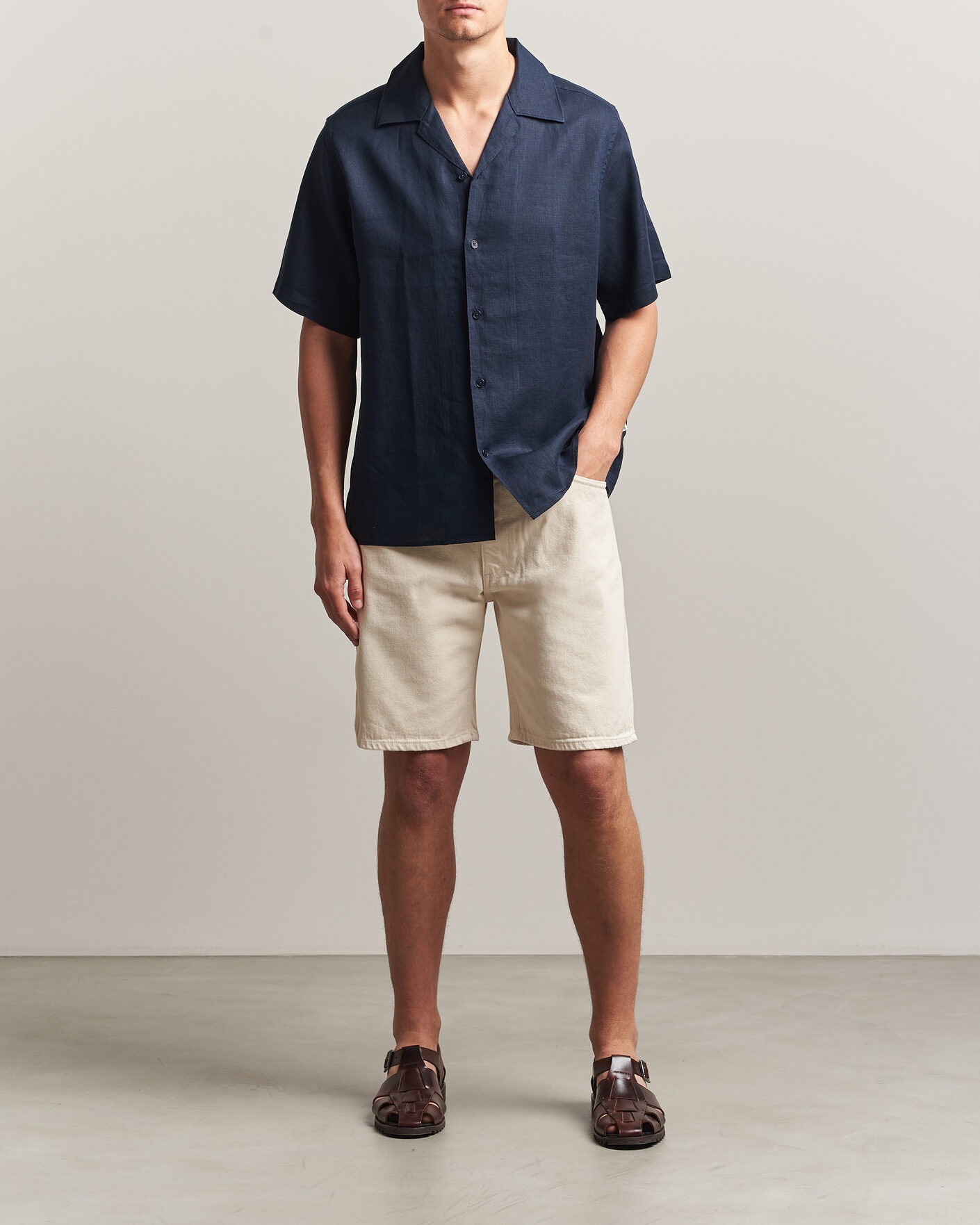 Homme | Shorts | NN07 | Otis Denim Shorts Ecru