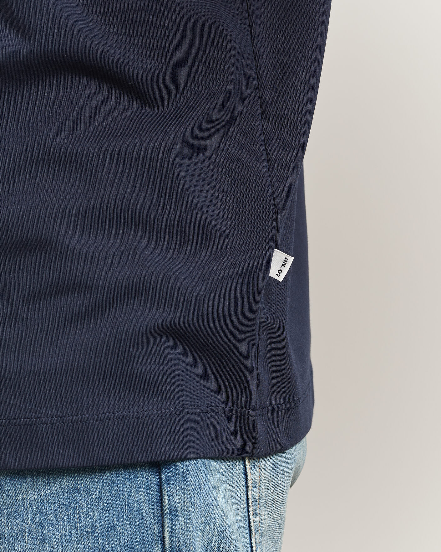 Homme | T-shirts | NN07 | Lionel Suvin Cotton Crew Neck T-Shirt Navy Blue