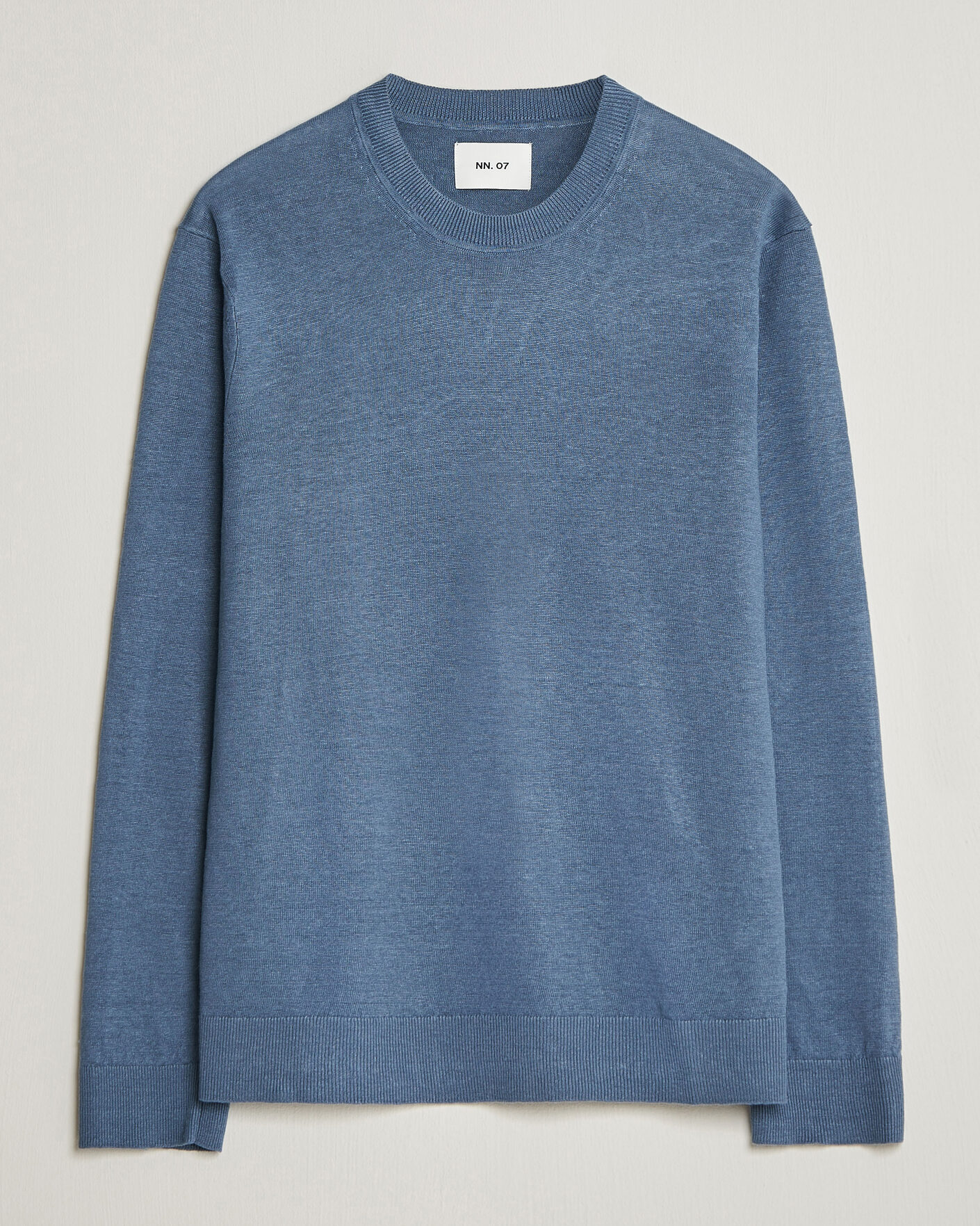 Homme | Pulls Et Tricots | NN07 | Ted Linen Knitted Sweater Stone Blue