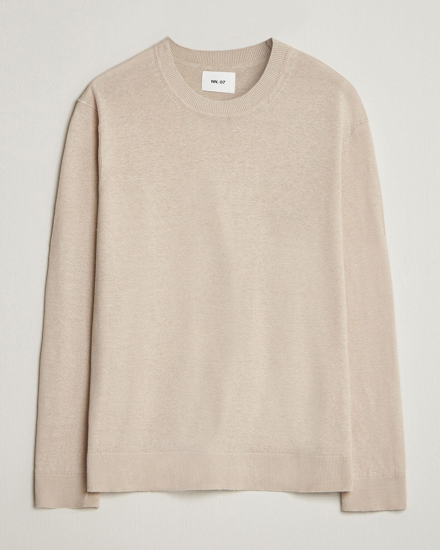 Homme | Pulls Et Tricots | NN07 | Ted Linen Knitted Sweater Oat