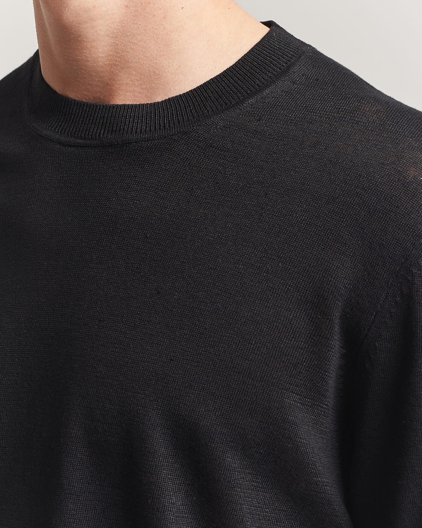 Homme | Pulls Et Tricots | NN07 | Ted Linen Knitted Sweater Black