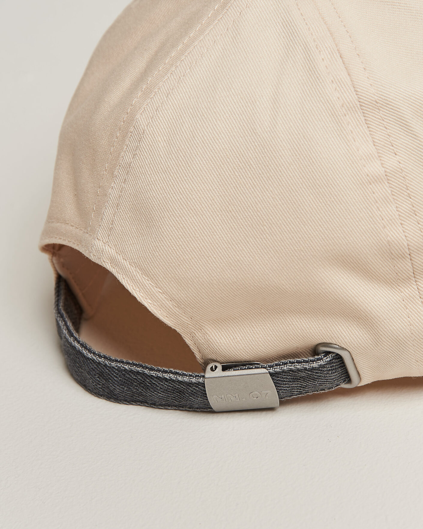 Homme | NN07 Logo Cap Grey Denim | NN07 | Logo Cap Grey Denim
