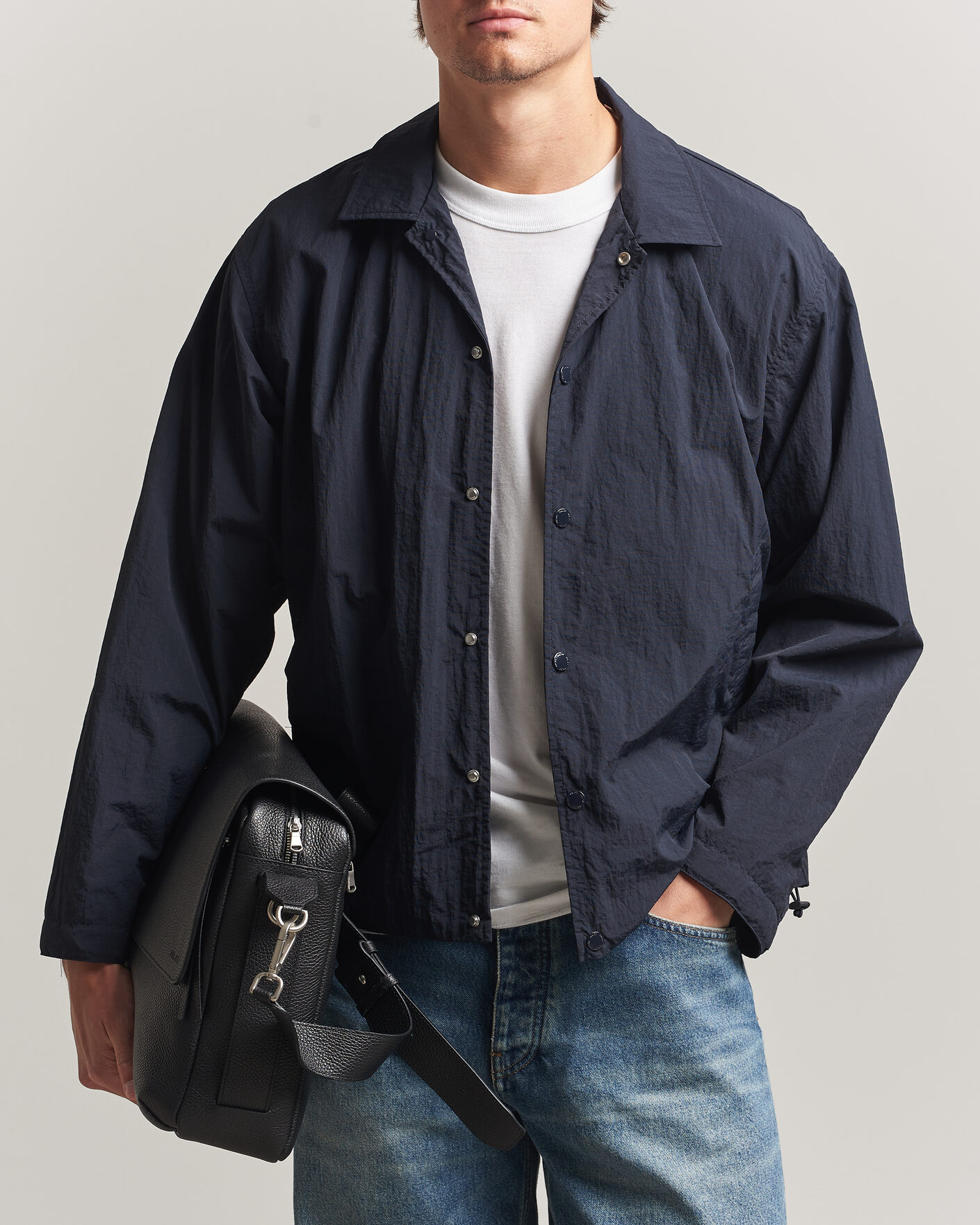 Homme | Manteaux Et Vestes | NN07 | Frenton Coach Jacket Deep Navy
