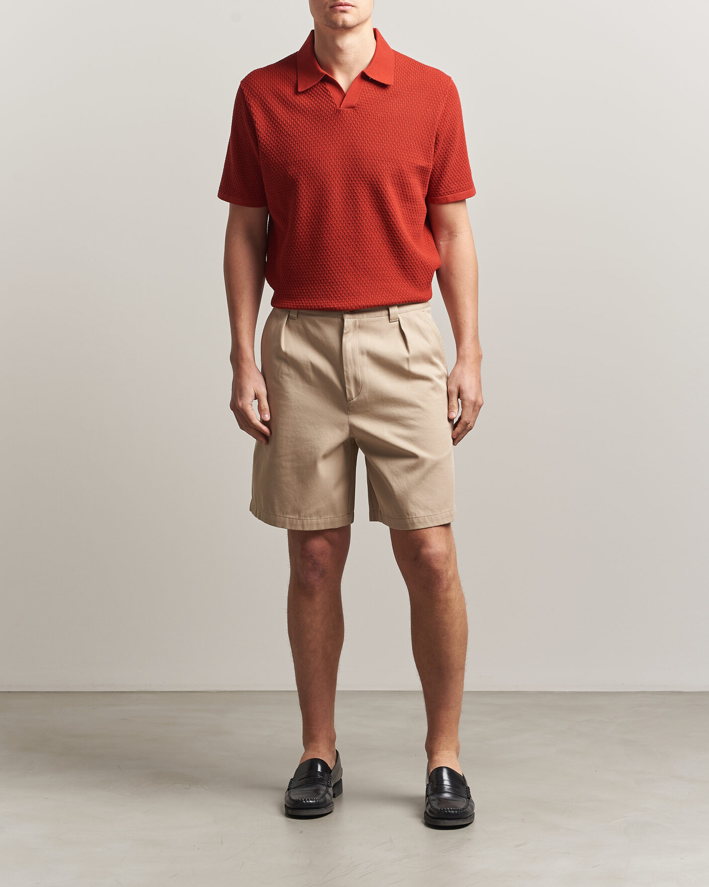 Homme | Polos | NN07 | Paul Knitted Polo Sienna Heat