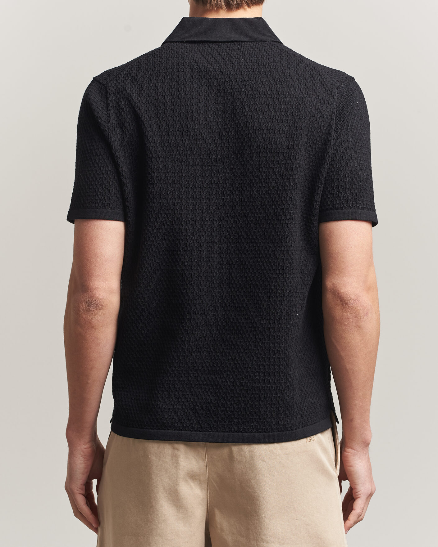 Homme | Polos | NN07 | Paul Knitted Polo Black