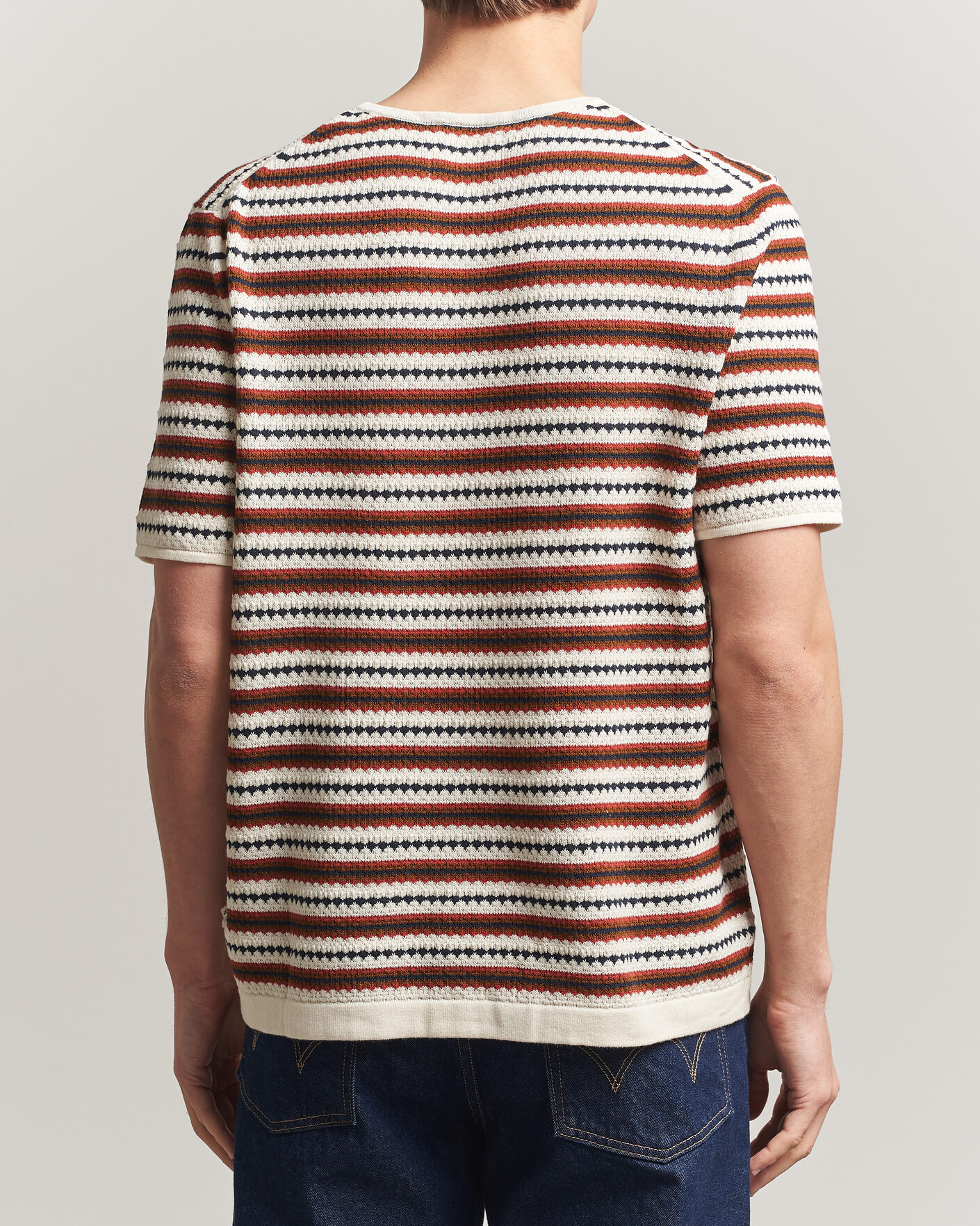 Homme | T-shirts | NN07 | Bari Knitted Striped T-Shirt Multi