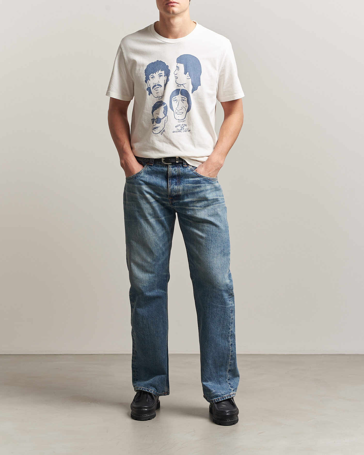 Homme | Jeans | Nudie Jeans | Regular Alf Jeans Silver Tracks