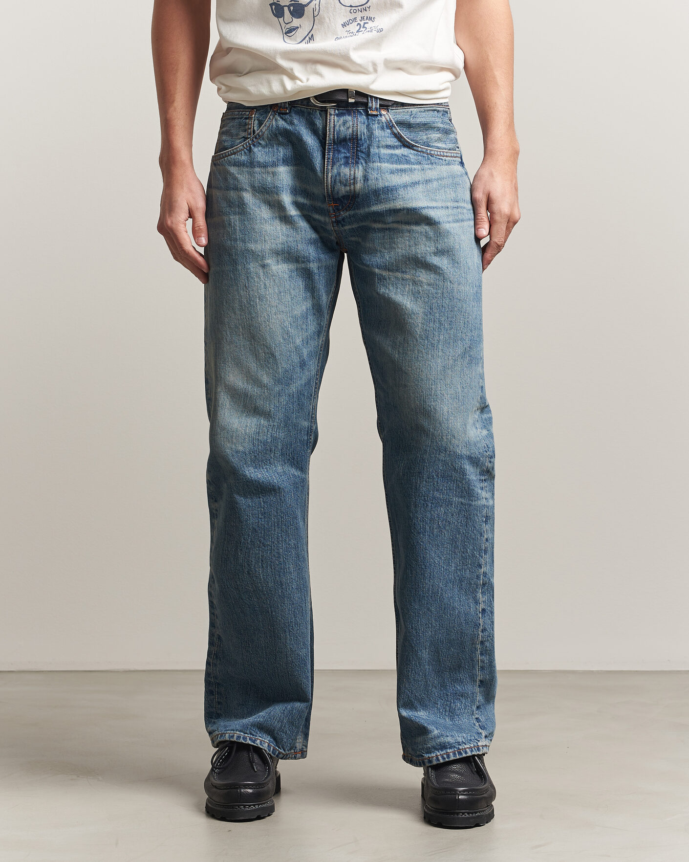 Homme | Jeans | Nudie Jeans | Regular Alf Jeans Silver Tracks