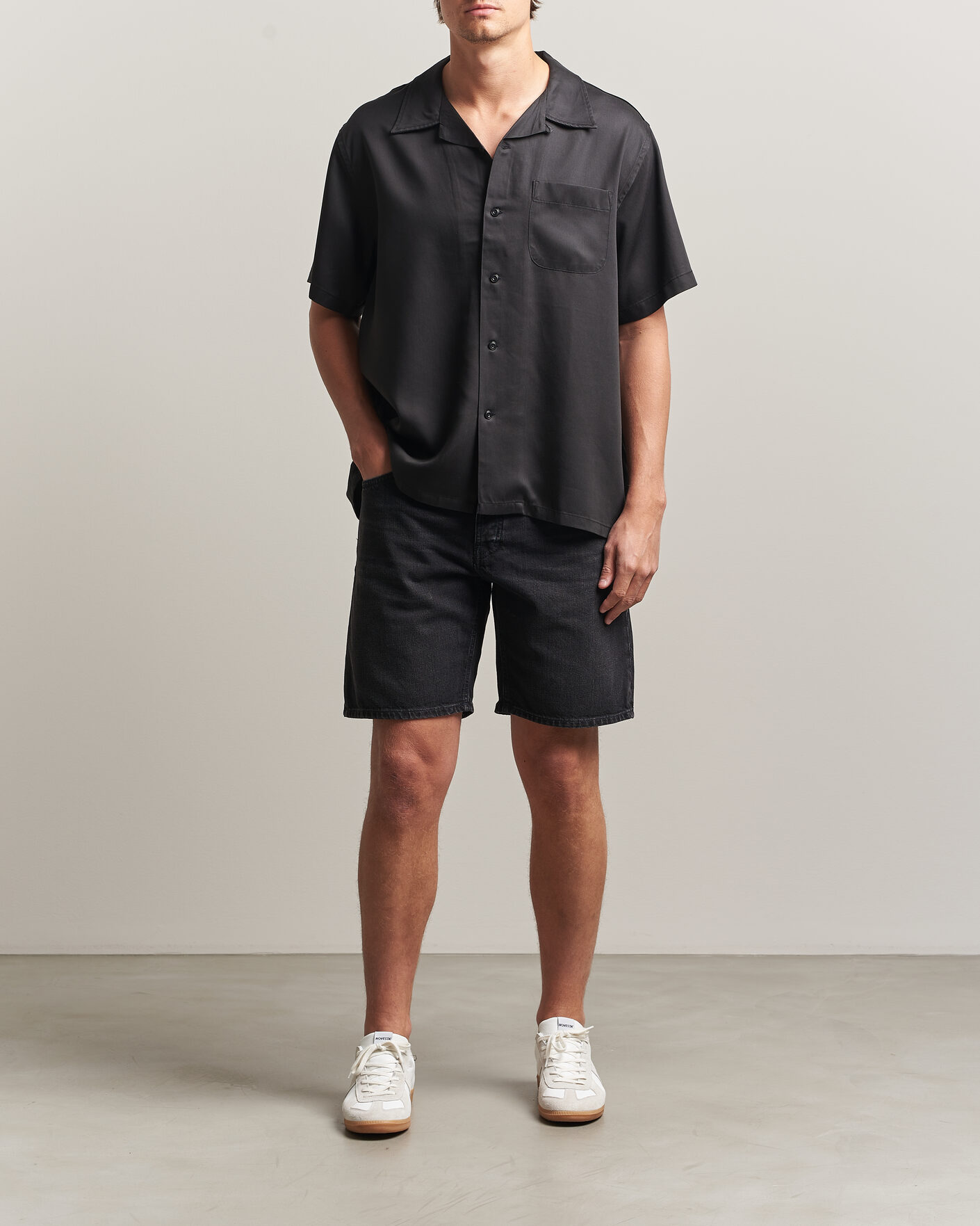 Homme | Shorts | Nudie Jeans | Seth Denim Shorts Dune Black
