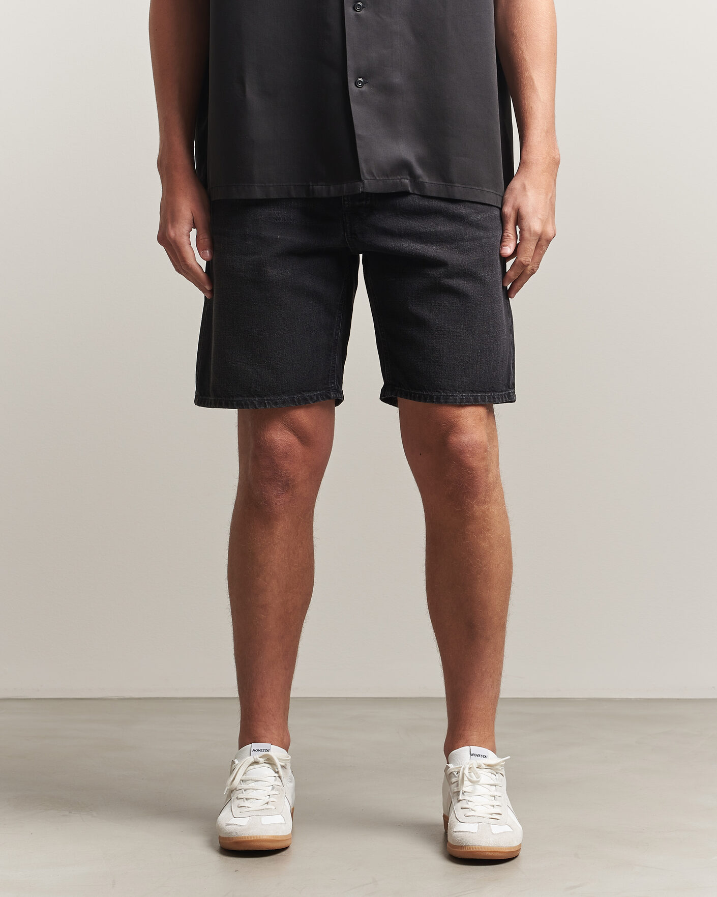 Homme | Shorts | Nudie Jeans | Seth Denim Shorts Dune Black