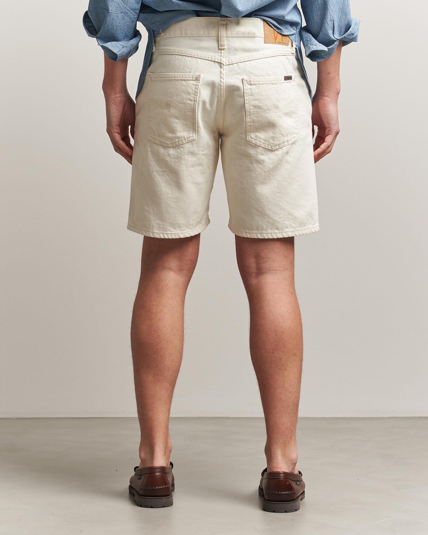 Homme | Shorts | Nudie Jeans | Seth Denim Shorts Everivory