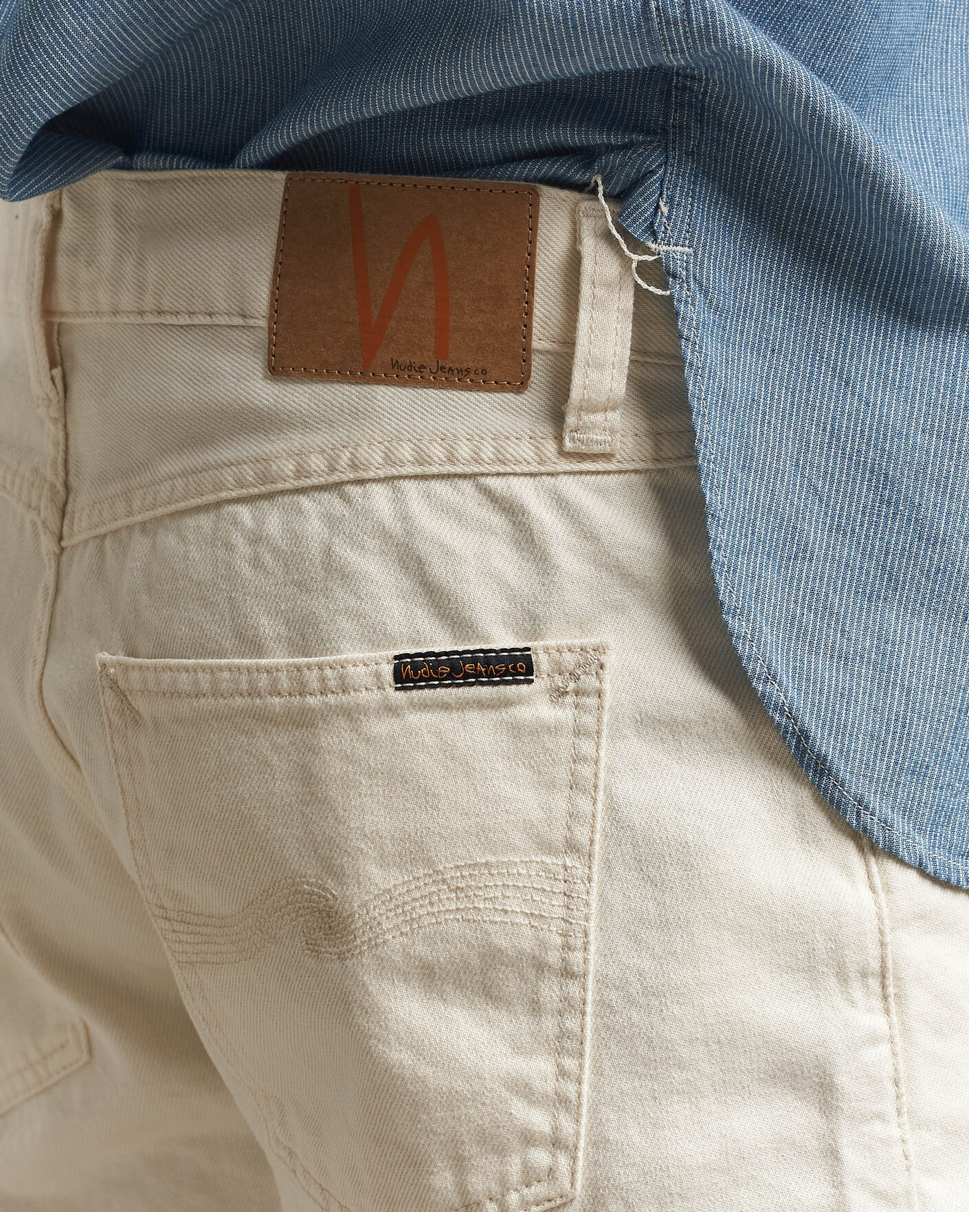 Homme | Shorts | Nudie Jeans | Seth Denim Shorts Everivory