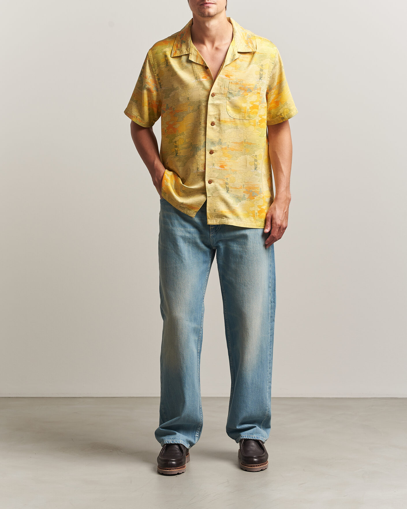 Homme | Chemises | Nudie Jeans | Arvid Hawaii Shirt Drift Away