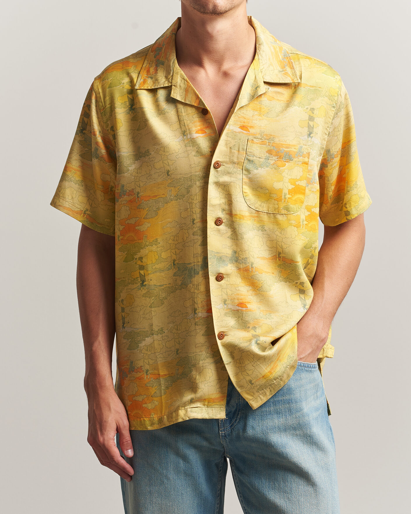 Homme | Chemises | Nudie Jeans | Arvid Hawaii Shirt Drift Away