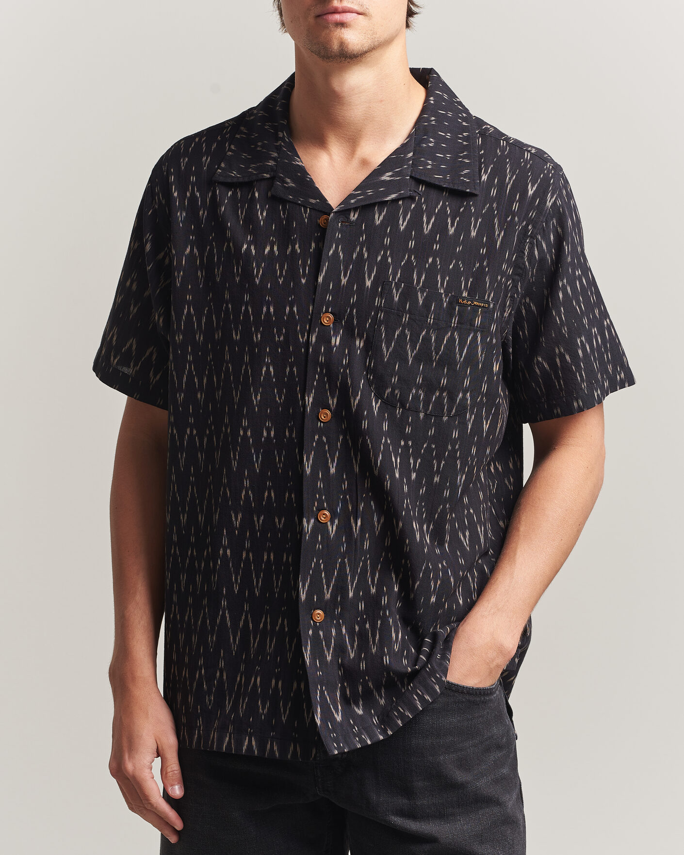Homme | Chemises | Nudie Jeans | Arvid Hawaii Shirt Ikat Multi