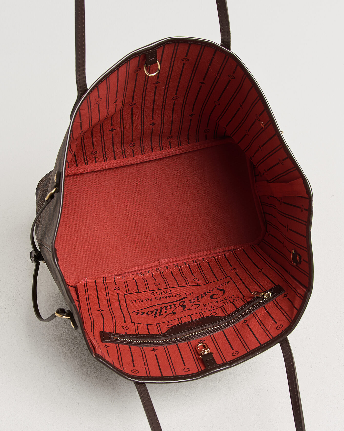 Homme | Pre-Owned & Vintage Bags | Louis Vuitton Pre-Owned | Neverfull MM Damier Ebene