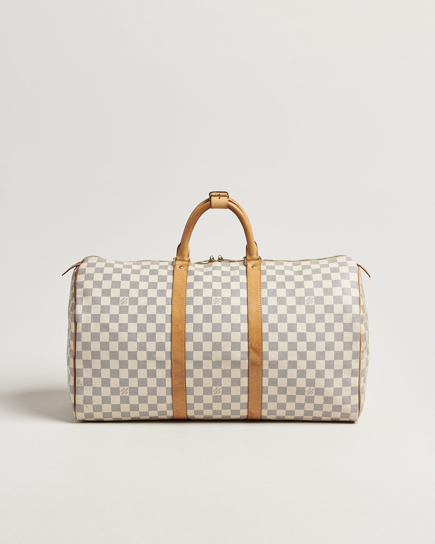 Homme | Pre-Owned & Vintage Bags | Louis Vuitton Pre-Owned | Keepall 50 Damier Azur