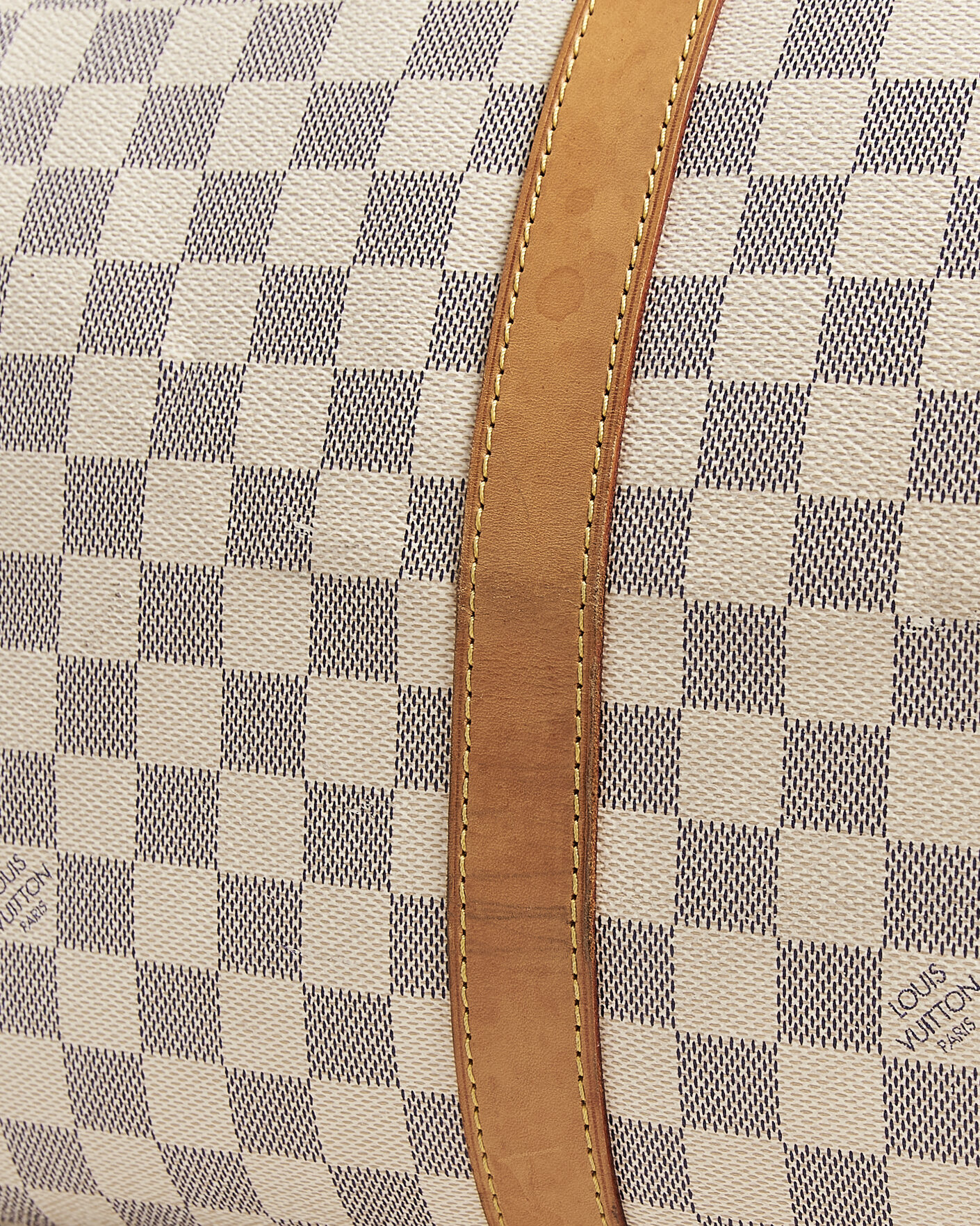 Homme | Pre-Owned & Vintage Bags | Louis Vuitton Pre-Owned | Keepall 50 Damier Azur