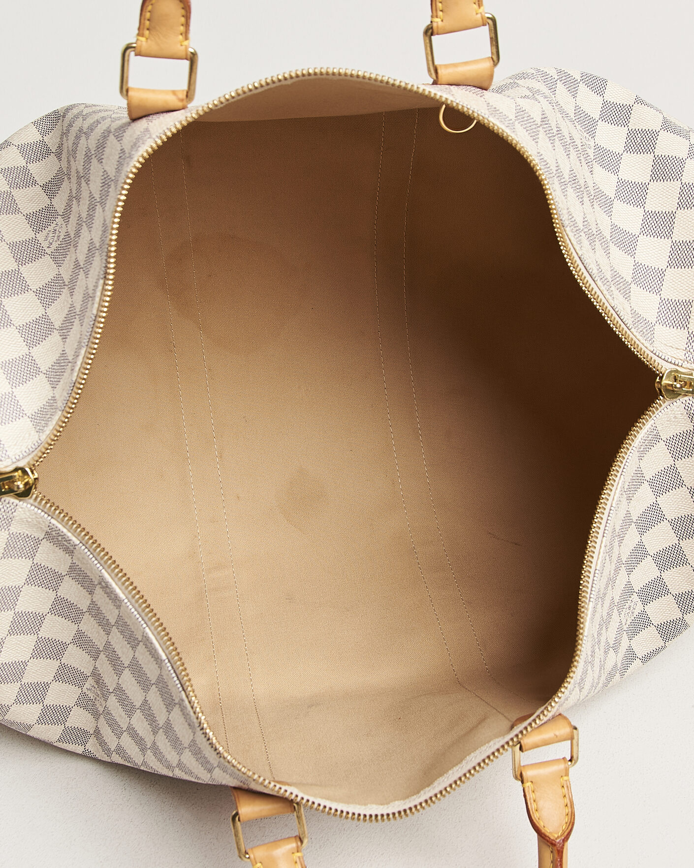 Homme | Pre-Owned & Vintage Bags | Louis Vuitton Pre-Owned | Keepall 50 Damier Azur