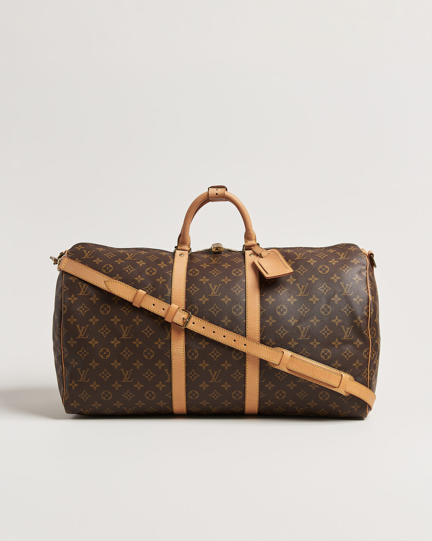 Homme | Louis Vuitton Pre-Owned Keepall 55 Bandouliére Monogram | Louis Vuitton Pre-Owned | Keepall 55 Bandouliére Monogram