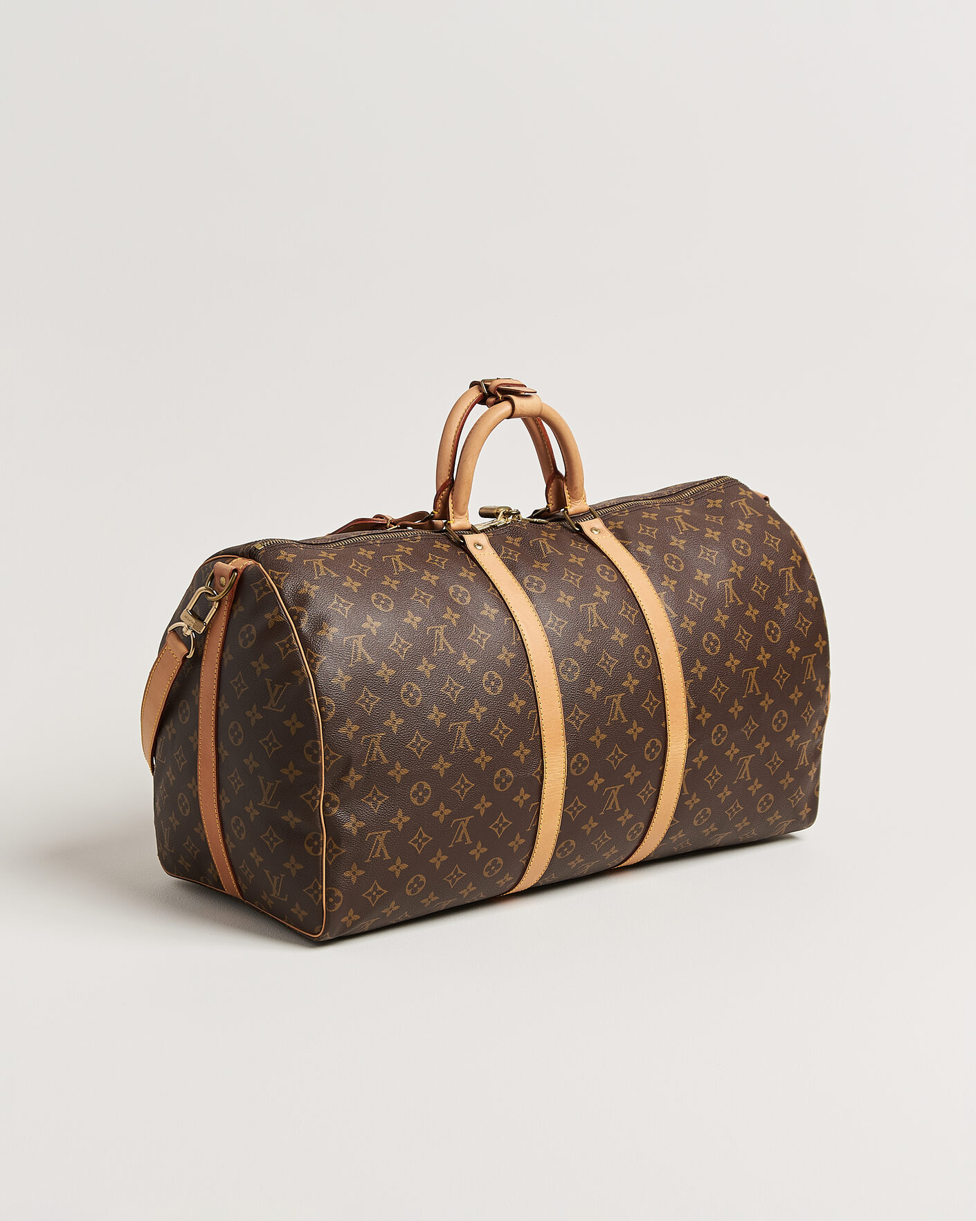 Homme | Louis Vuitton Pre-Owned Keepall 55 Bandouliére Monogram | Louis Vuitton Pre-Owned | Keepall 55 Bandouliére Monogram