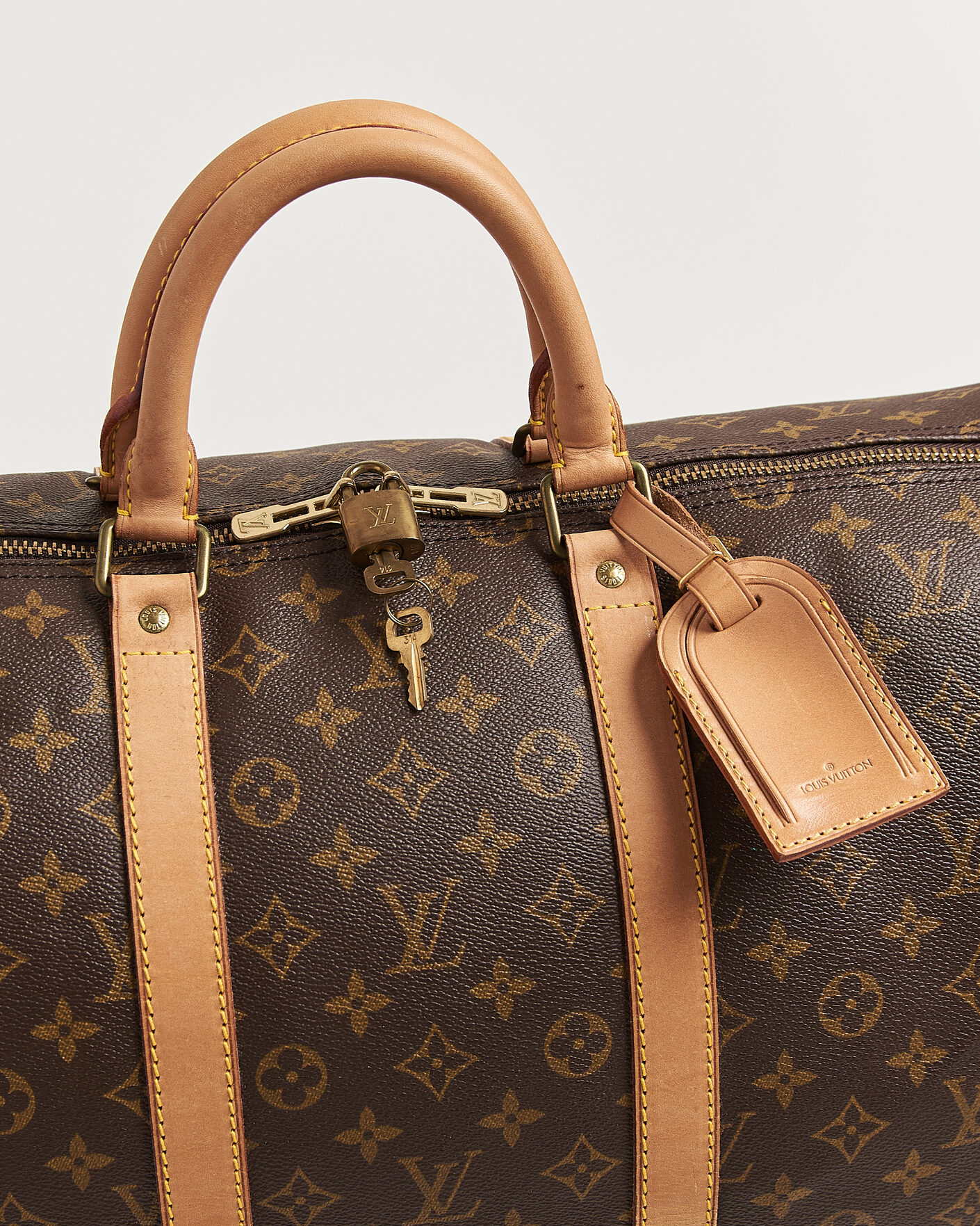 Homme | Louis Vuitton Pre-Owned Keepall 55 Bandouliére Monogram | Louis Vuitton Pre-Owned | Keepall 55 Bandouliére Monogram