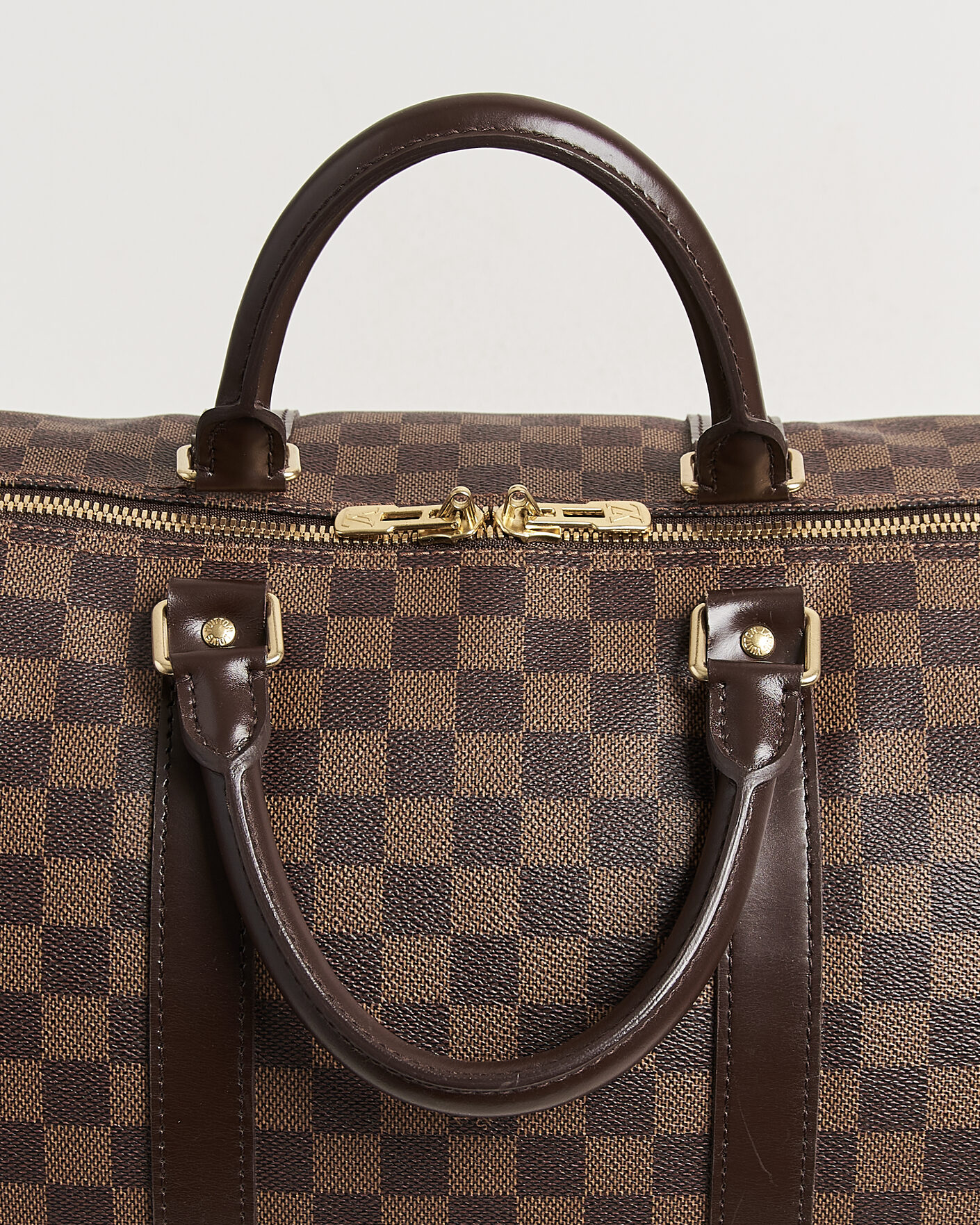 Homme | Pre-Owned & Vintage Bags | Louis Vuitton Pre-Owned | Keepall 55 Bandouliére Damier Ebene