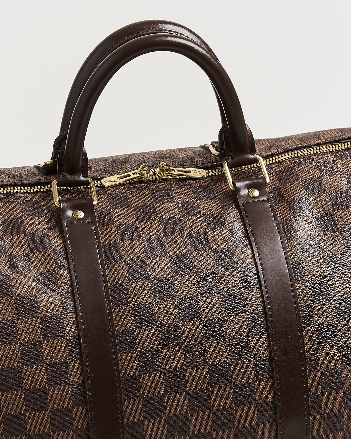Homme | Pre-Owned & Vintage Bags | Louis Vuitton Pre-Owned | Keepall 55 Bandouliére Damier Ebene
