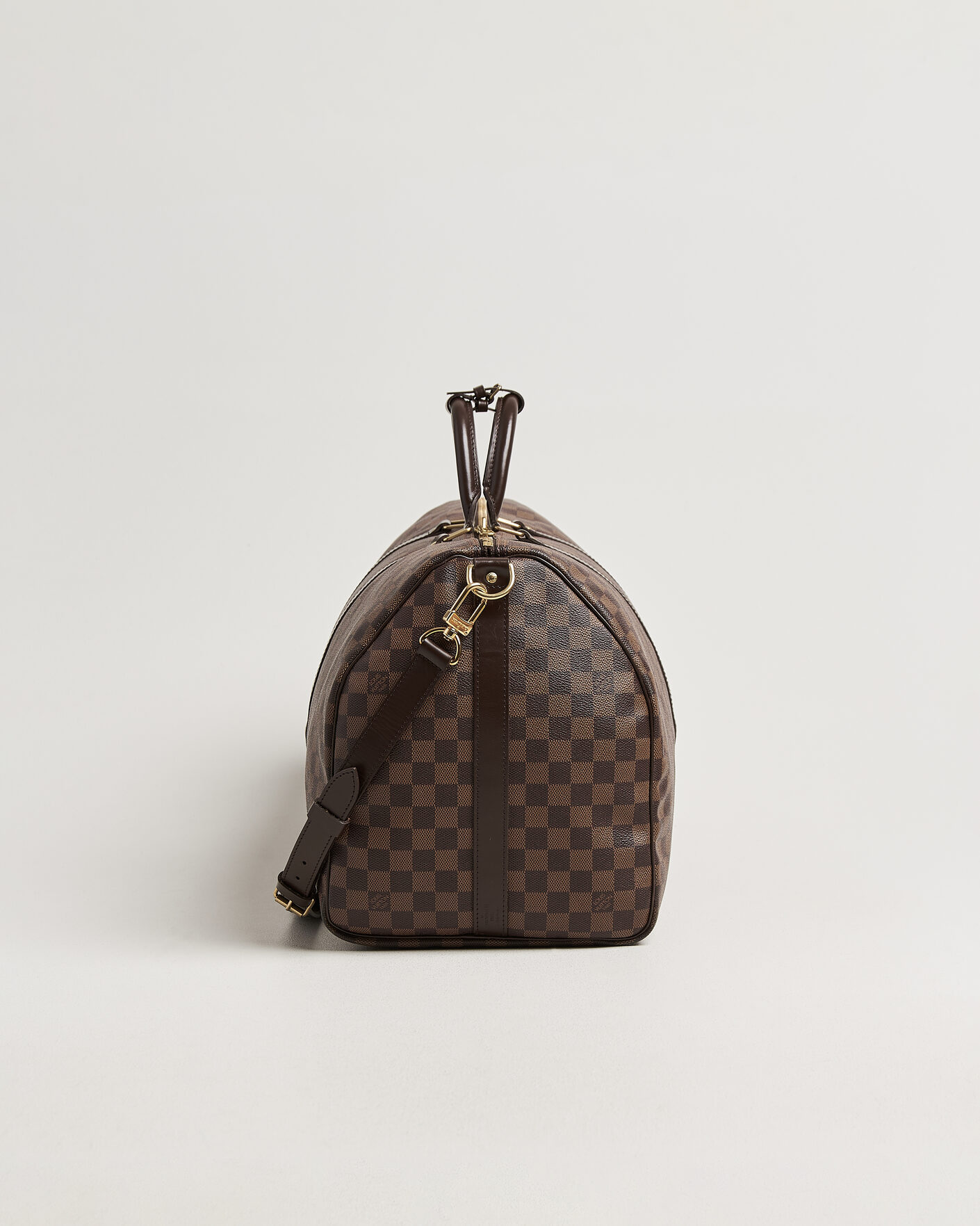 Homme | Pre-Owned & Vintage Bags | Louis Vuitton Pre-Owned | Keepall 55 Bandouliére Damier Ebene
