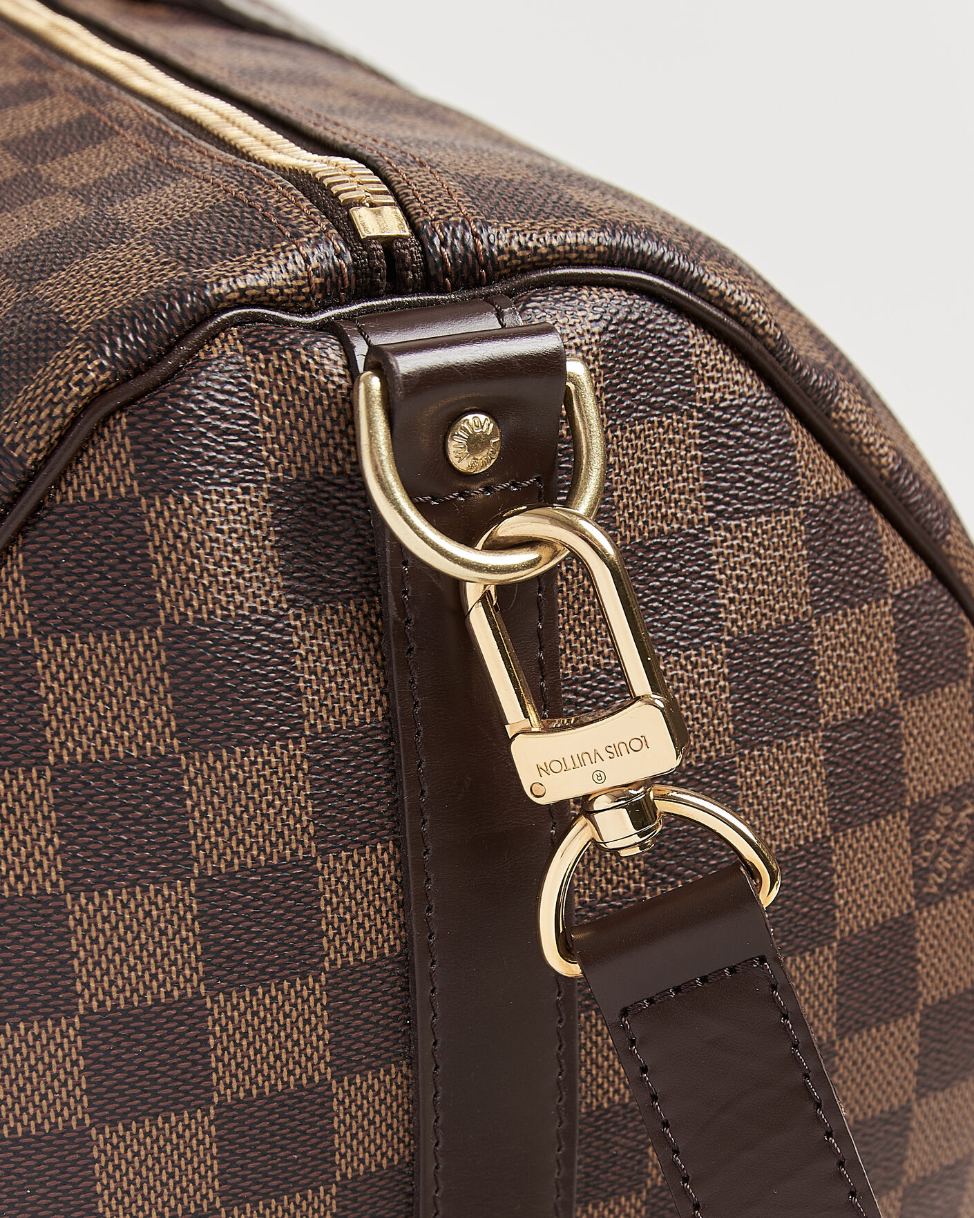 Homme | Pre-Owned & Vintage Bags | Louis Vuitton Pre-Owned | Keepall 55 Bandouliére Damier Ebene