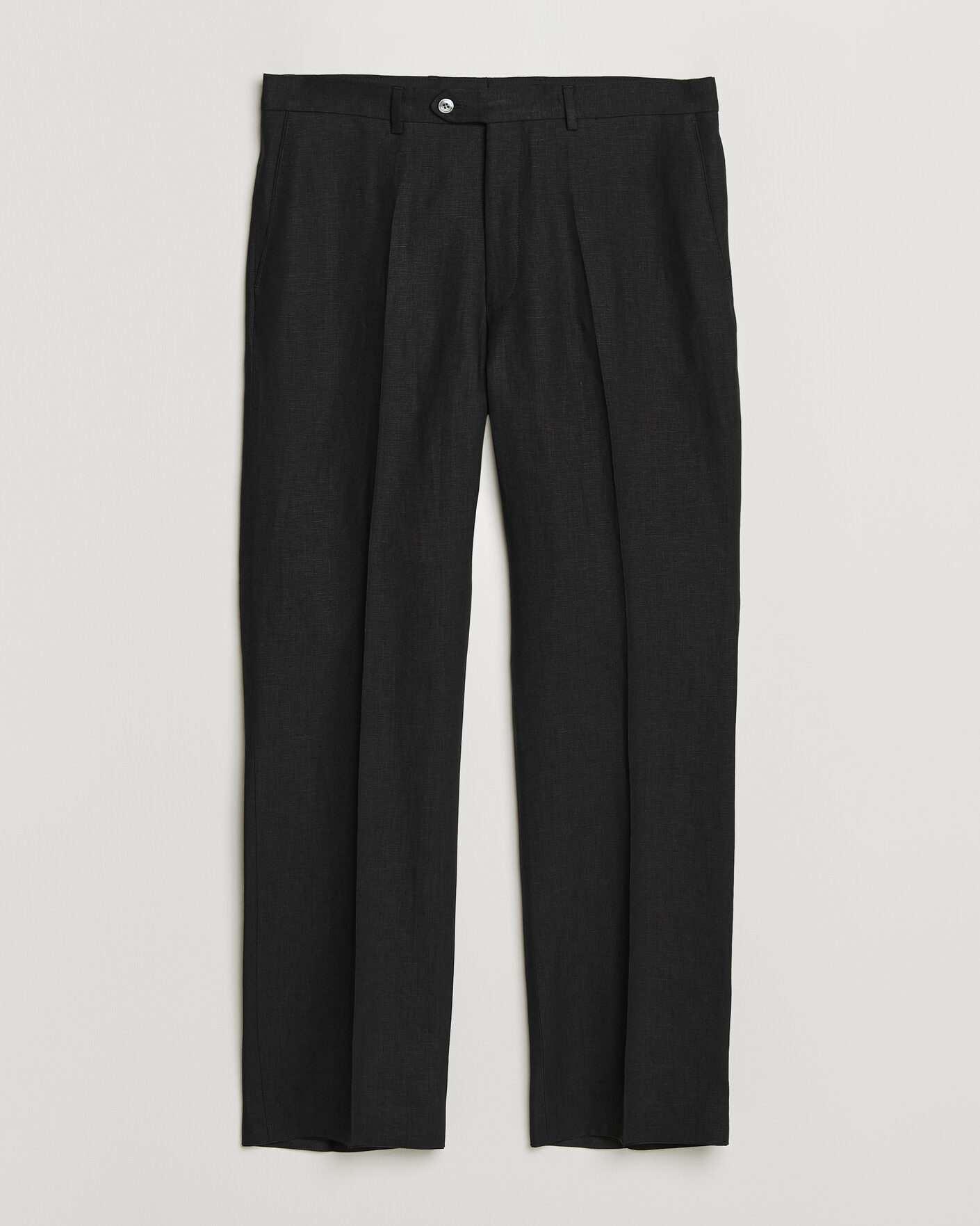 Homme | Pantalons | Oscar Jacobson | Dell S Linen Trousers Black