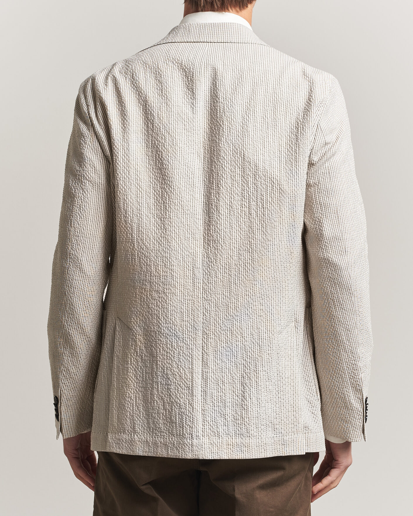 Homme | Blazers | Oscar Jacobson | Ferry Patch Soft Blazer Brindle Beige