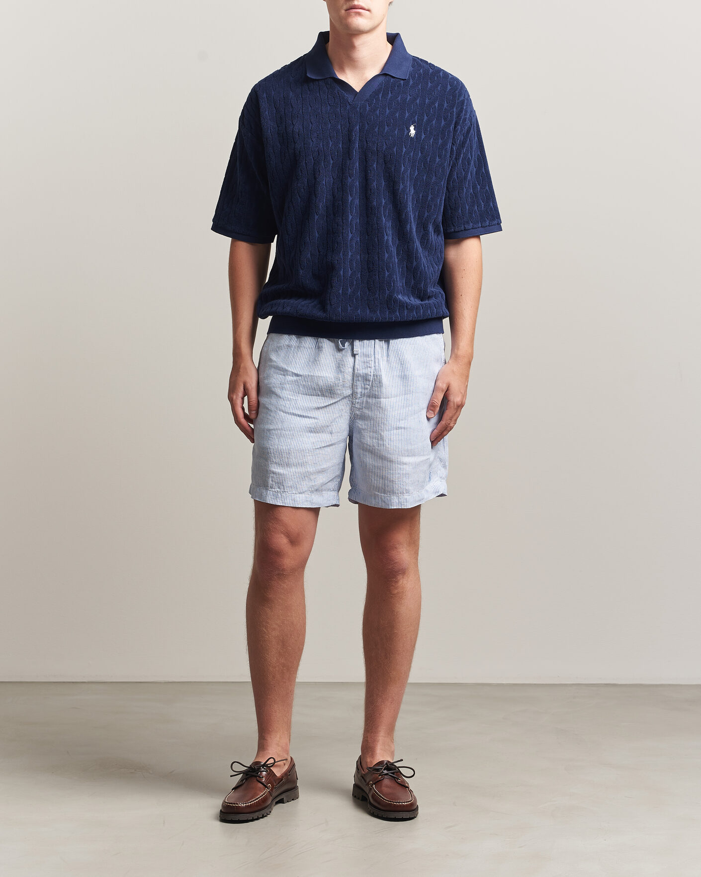 Homme | Polos | Polo Ralph Lauren | Knit Polo Newport Navy