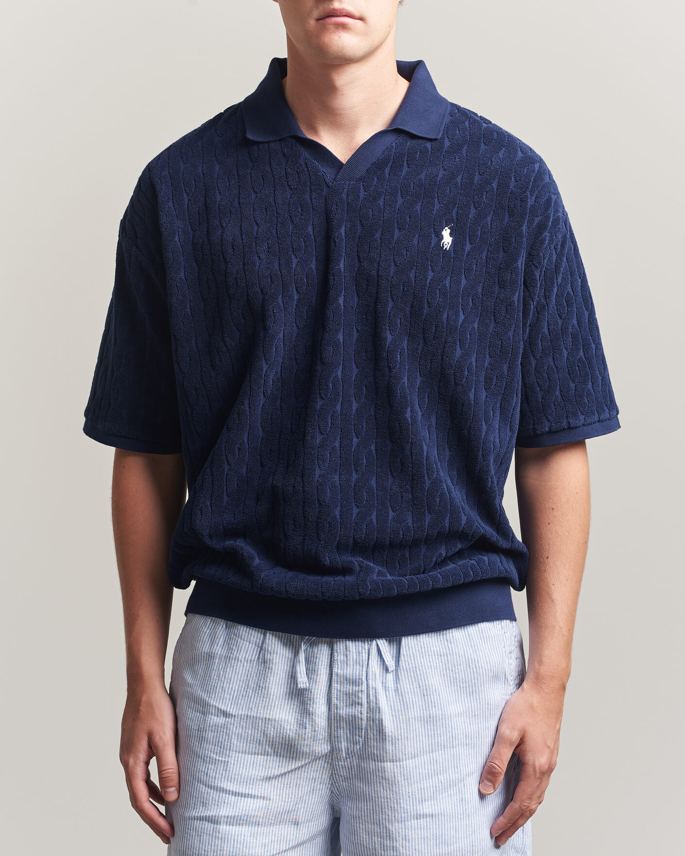 Homme | Polos | Polo Ralph Lauren | Knit Polo Newport Navy