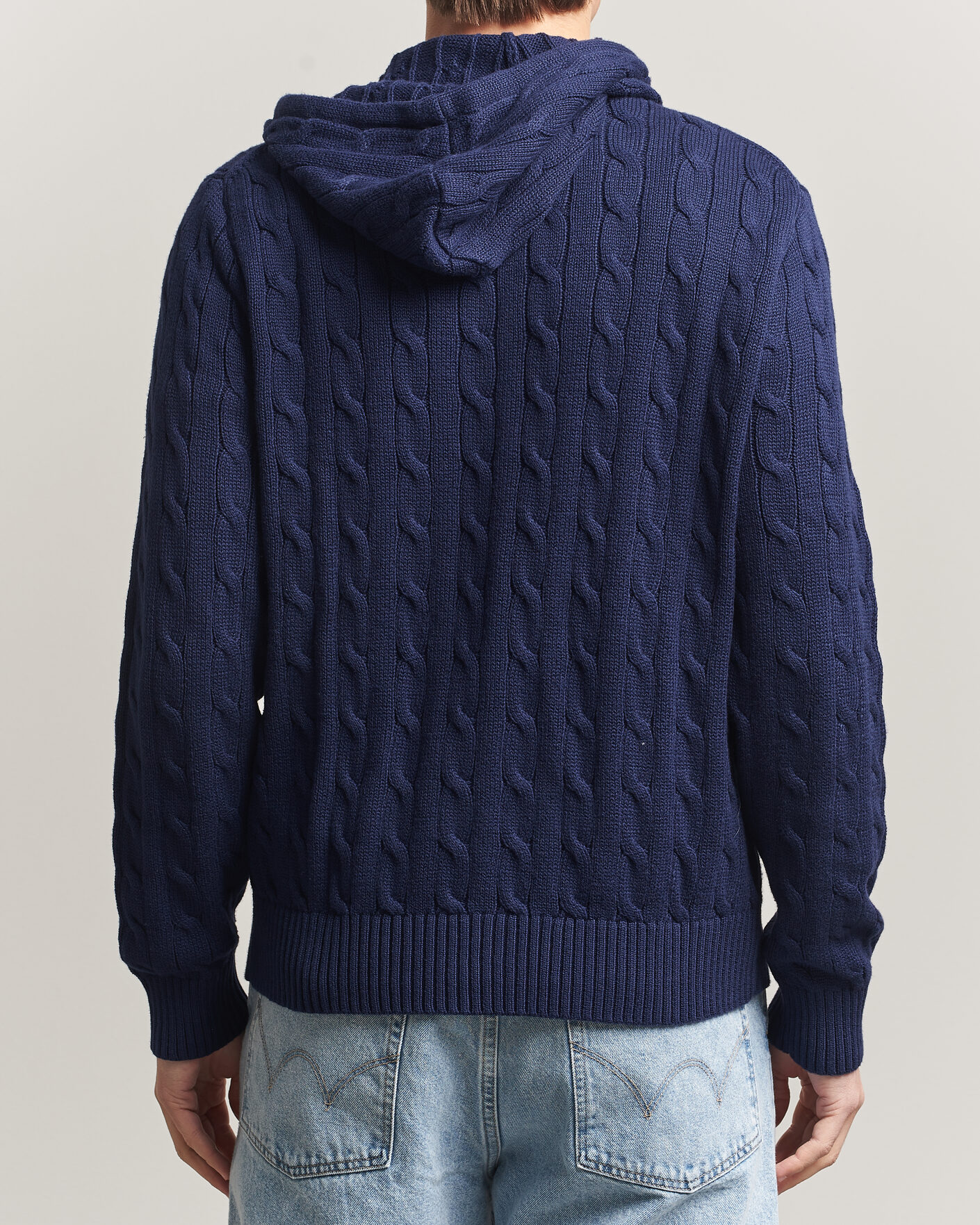 Homme | Pulls Et Tricots | Polo Ralph Lauren | Knitted Full Zip Sweater Bright Navy